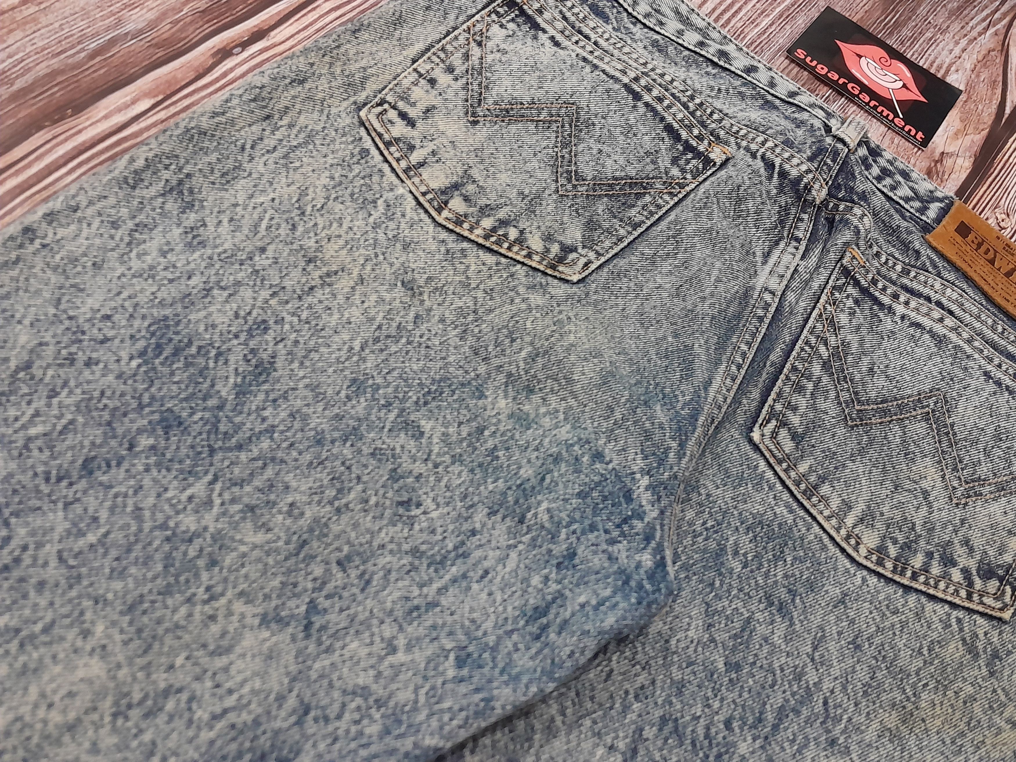 Edwin × Vintage Edwin Acid Wash Jeans Vintage Size US 31 - 20 Thumbnail