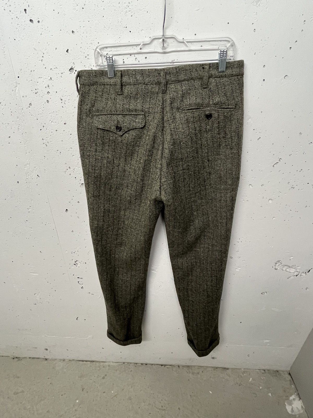Monitaly Monitaly Harris tweed wool pants new Size US 32 / EU 48 - 4 Thumbnail