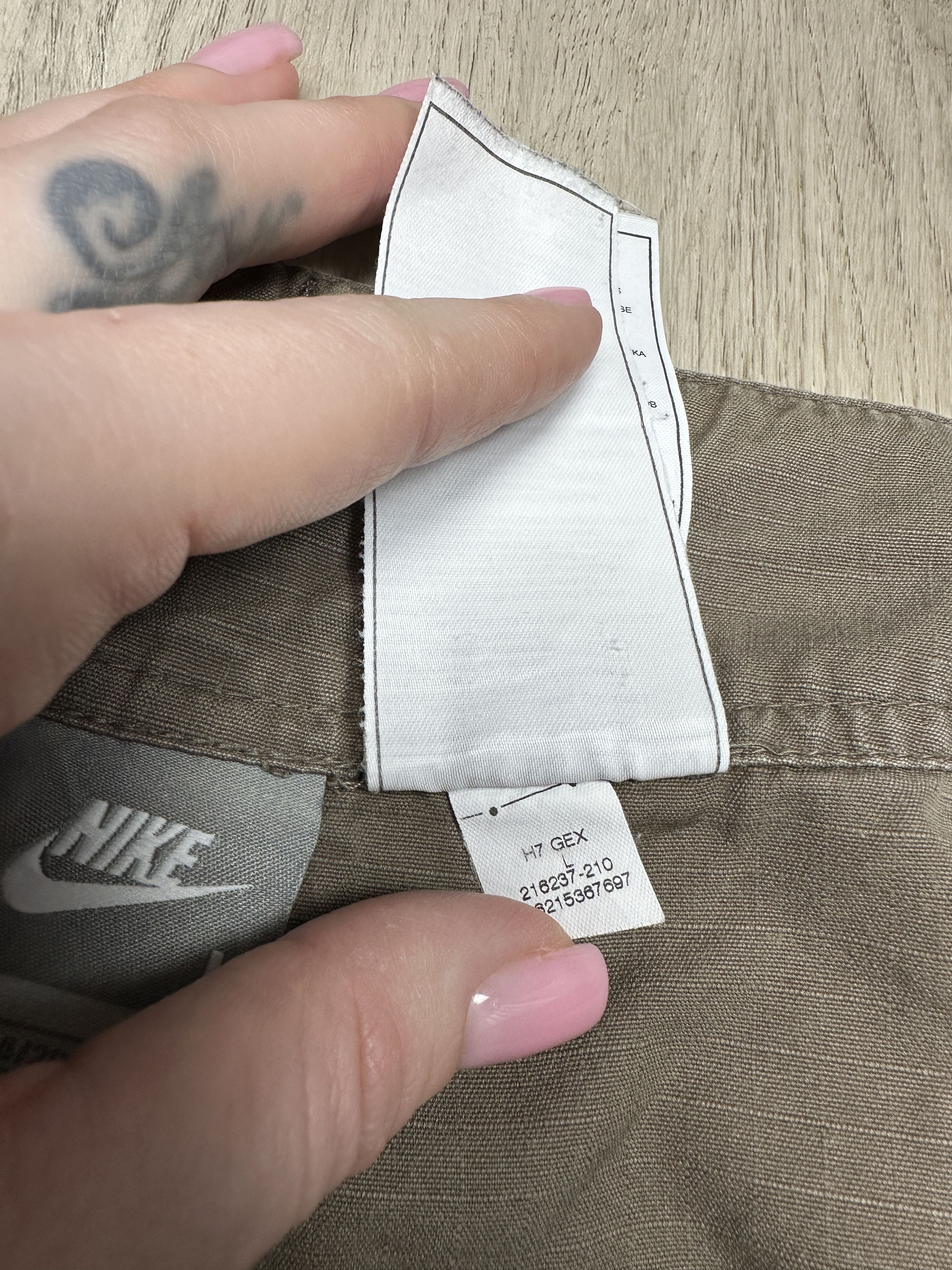 Nike Nike Vintage Mens Cargo Pants Y2K Sun faded Size US 34 / EU 50 - 8 Thumbnail
