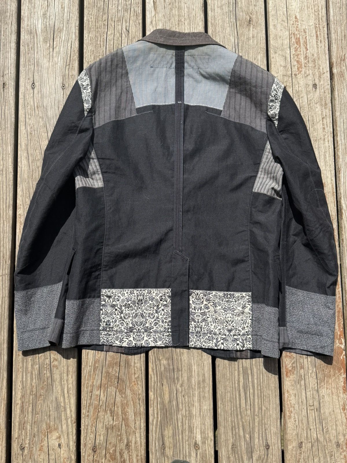 Comme des Garcons Comme des Garcons x Junya Watanabe MAN Patchwork Blazer Size 38R - 2 Thumbnail