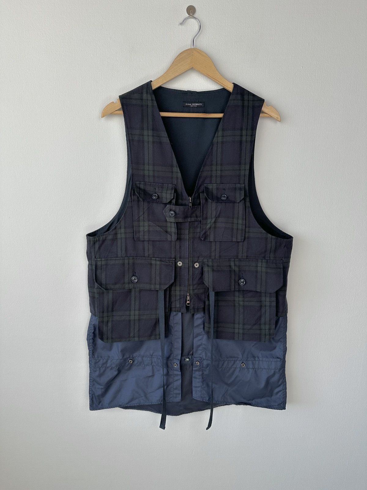 Engineered Garments ENGINEERED GARMENTS x ASPESI A.Blue Blackwatch Game Vest USA Size US M / EU 48-50 / 2 - 4 Thumbnail