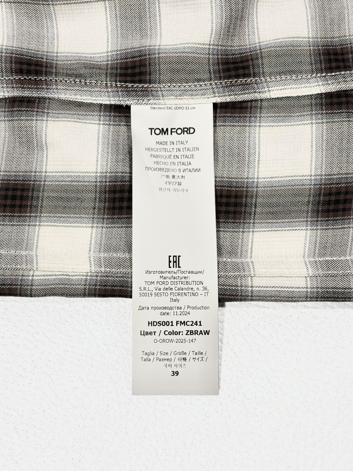 Tom Ford Tom ford Fakemink Shirt Size US L / EU 52-54 / 3 - 8 Thumbnail