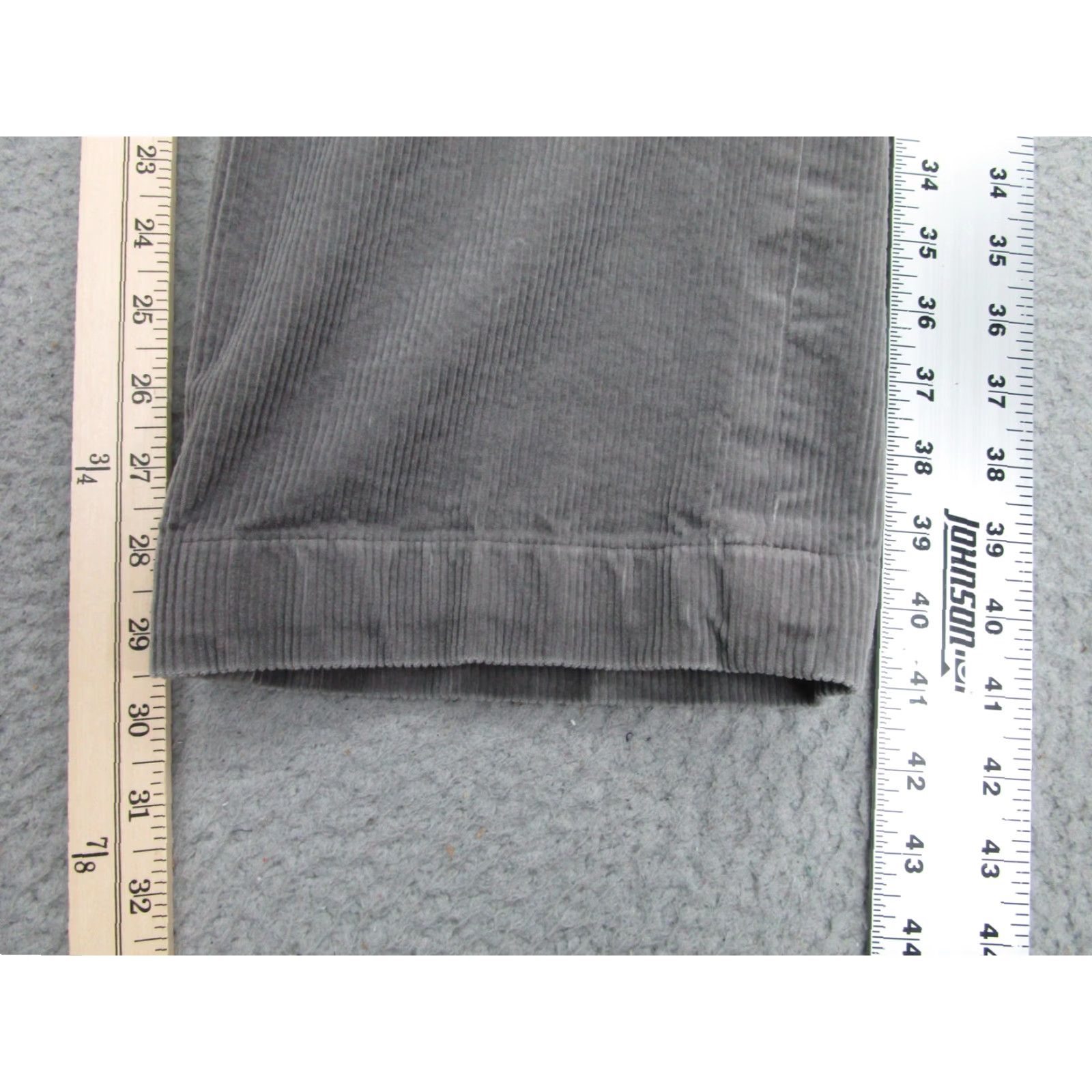 Polo Ralph Lauren Pants Mens 34x32 Gray Corduroy Stretch Classic Fit Chino Casual