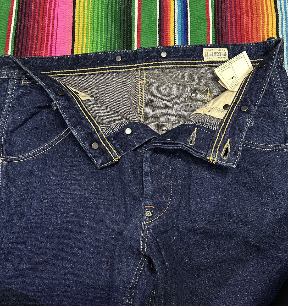 If Six Was Nine 💥Japanese Brand 💥Journal Standard Homestead Buckle Size US 30 / EU 46 - 9 Thumbnail