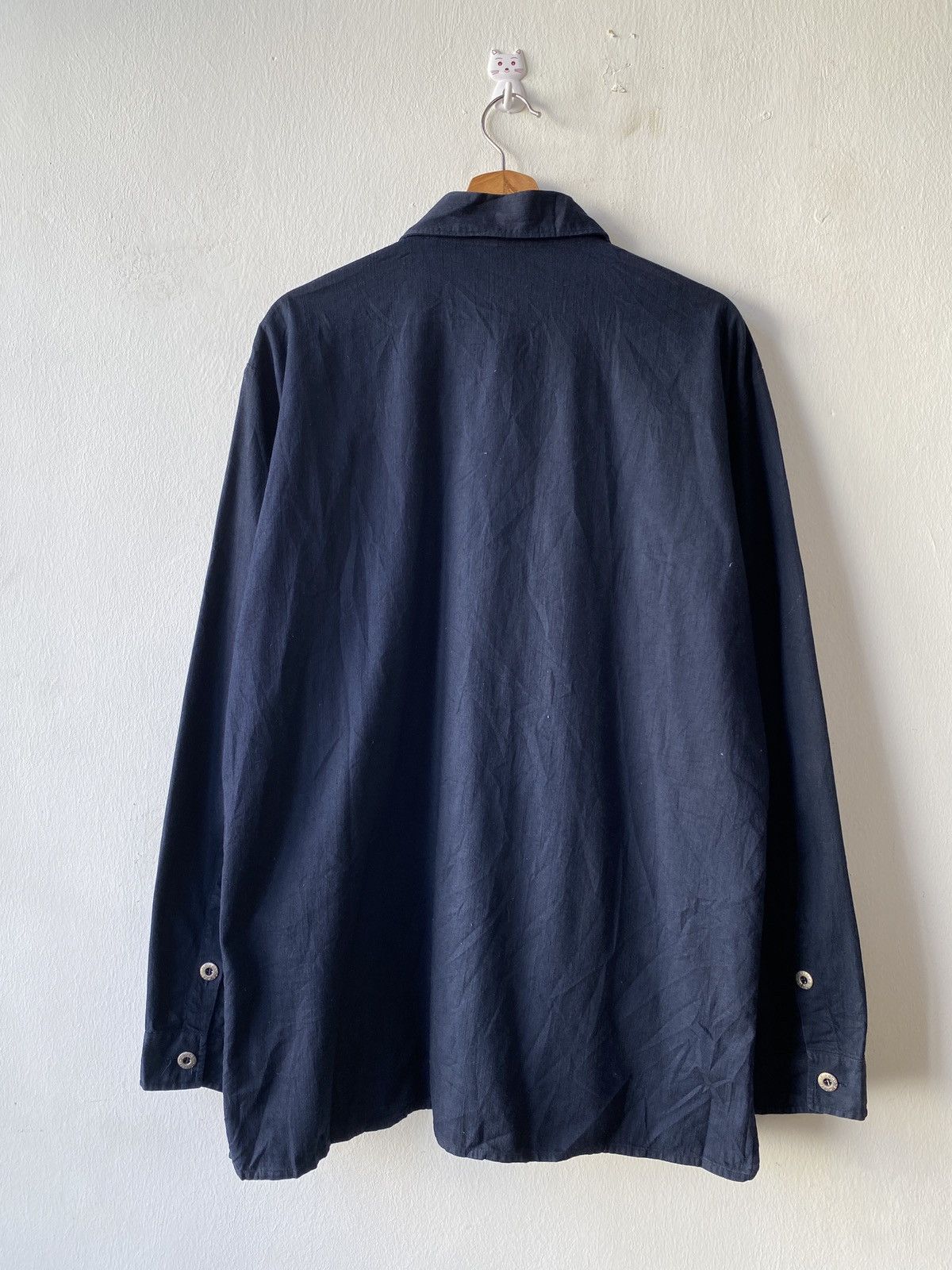 Stone Island 1990s - Vintage Stone Island Over Shirt Double Pocket Size US L / EU 52-54 / 3 - 4 Thumbnail