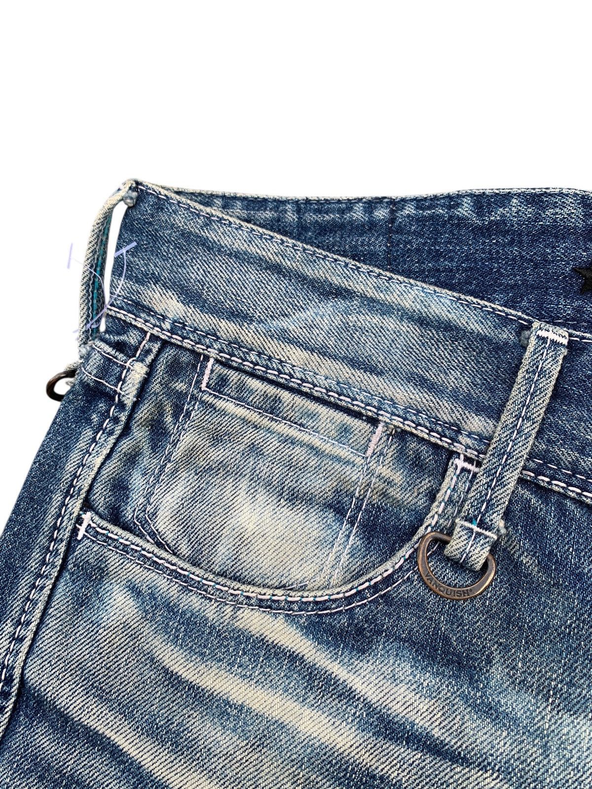 Vanquish VANQUISH GOLD MUDMAX PUNK JAPANESE DISTRESSED DENIM Size US 30 / EU 46 - 11 Thumbnail