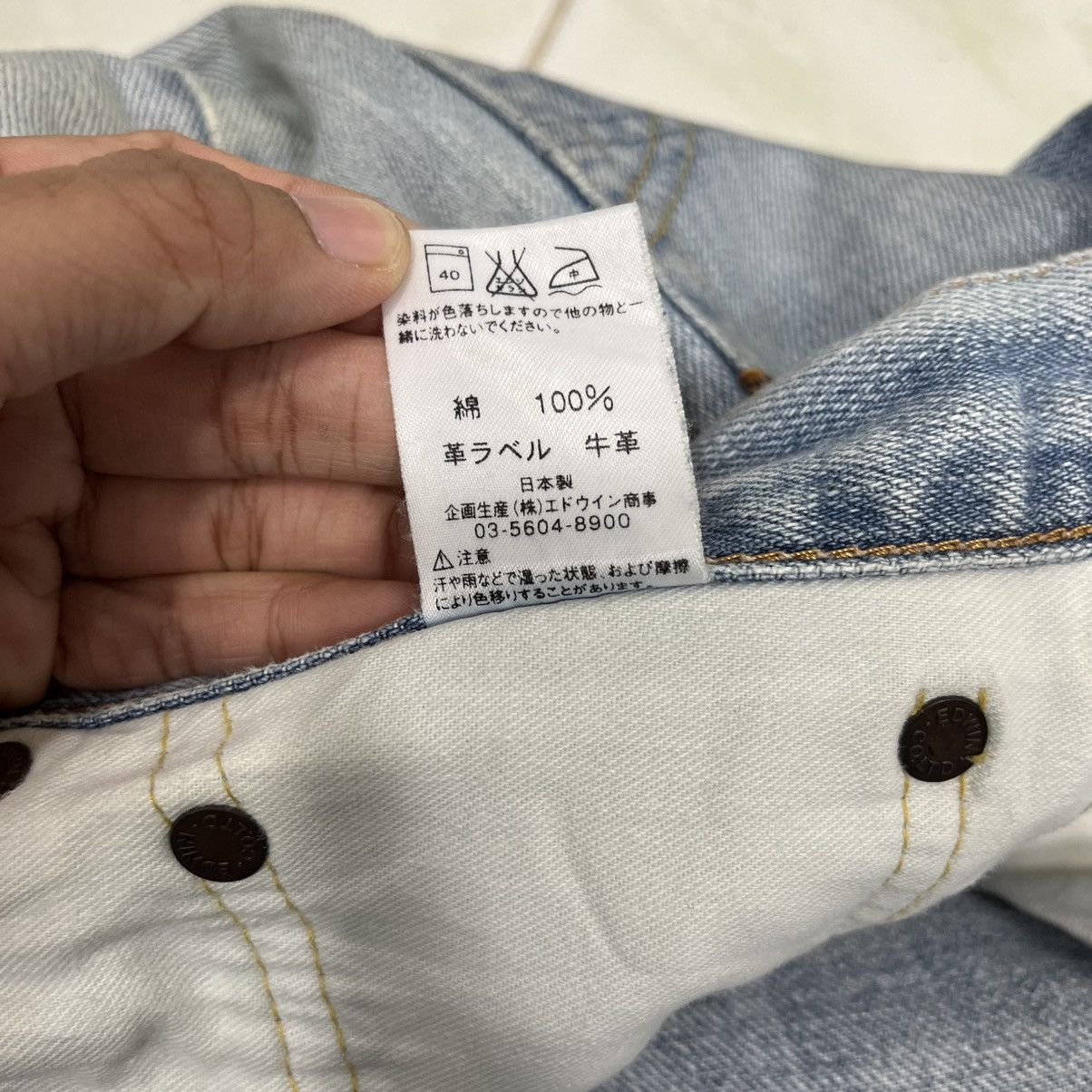 Edwin Vintage Edwin Selvedge Redline Distressed Denim Jeans Size US 34 / EU 50 - 21 Thumbnail