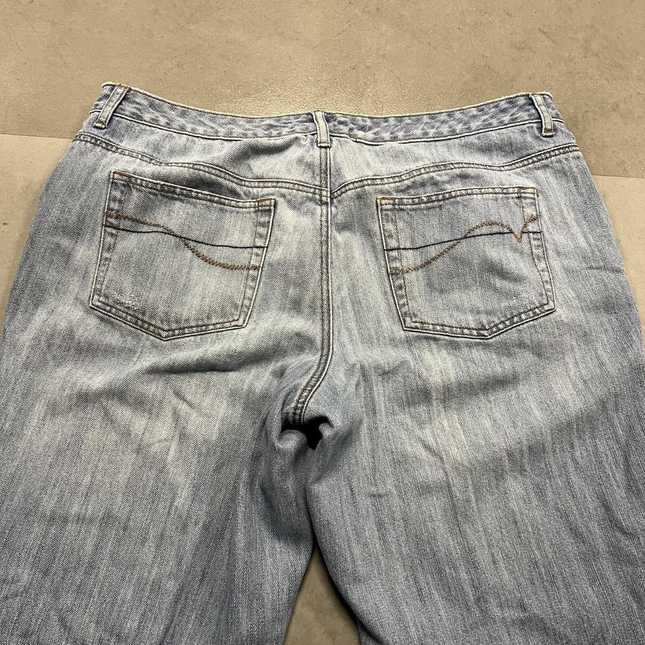 Other Vintage Y2K/2000s Baggy Bootcut Blue Light wash Denim Jeans! Size 36" / US 14 / IT 50 - 7 Thumbnail