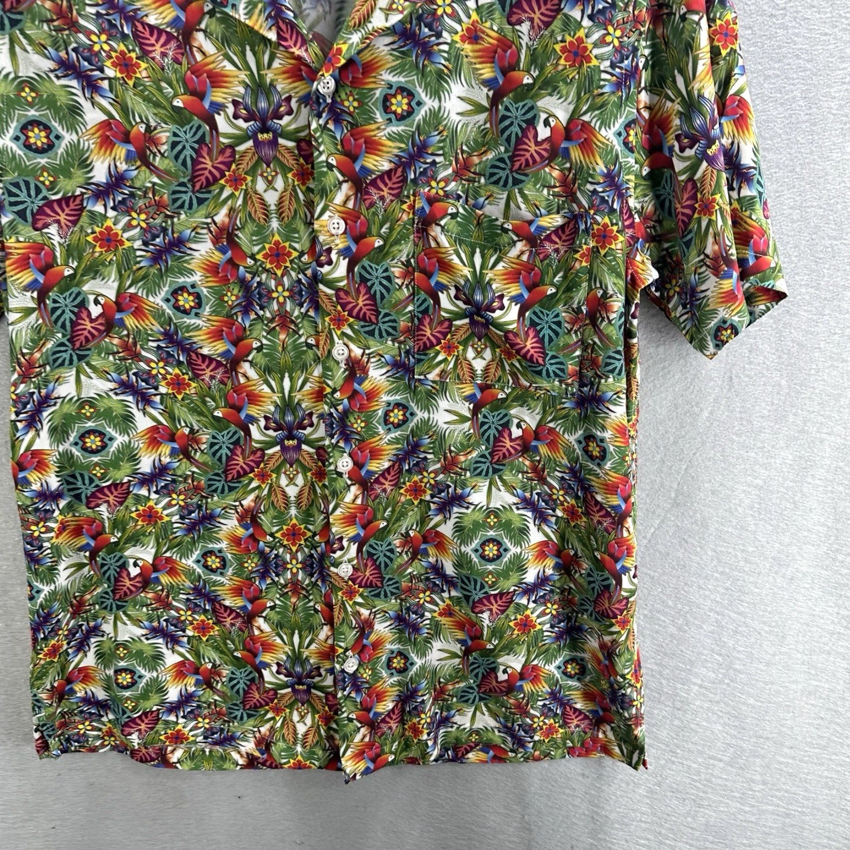 Vintage Arrels Shirt Mens S Green Hawaiian Island Travel Casual Button-Up Short Sleeve Collared Solid 90s Theme? No. Size US S / EU 44-46 / 1 - 4 Thumbnail