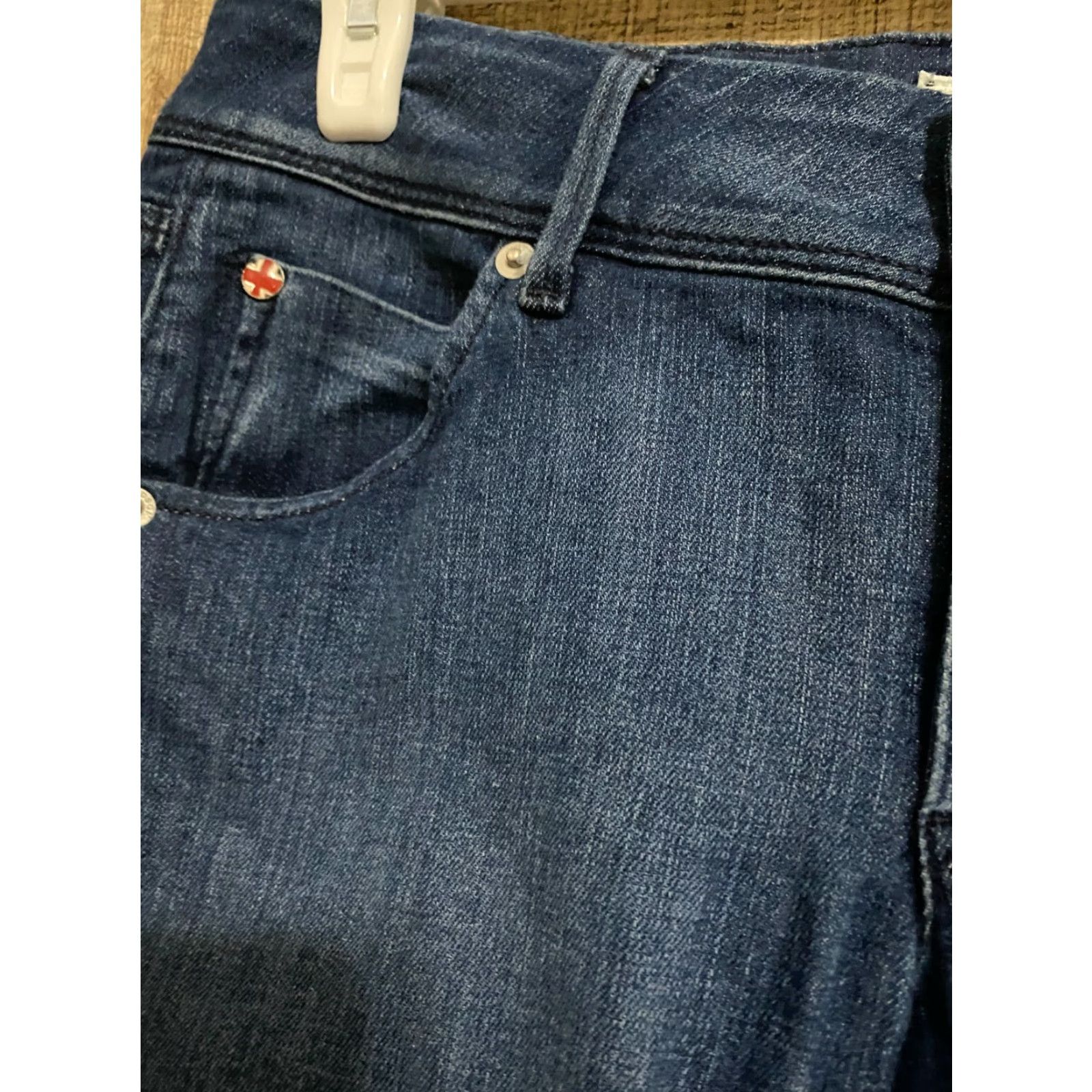 Hudson Hudson Womens Collin Flap Skinny Jeans Blue Size 27 Size 27" / US 4 / IT 40 - 2 Thumbnail