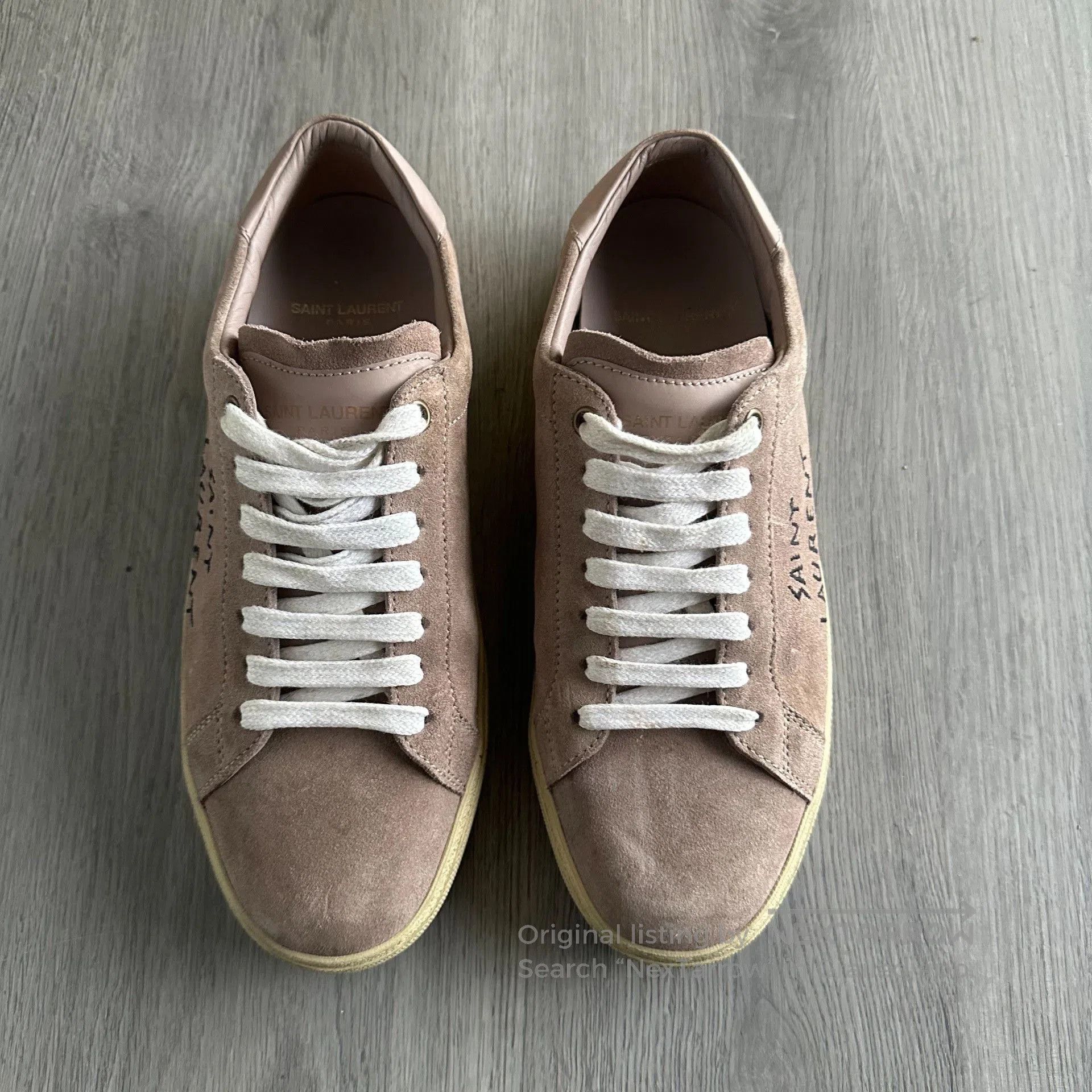Saint Laurent Paris Saint Laurent Suede Court Classic Sneakers. Size US 6 / EU 39 - 2 Thumbnail