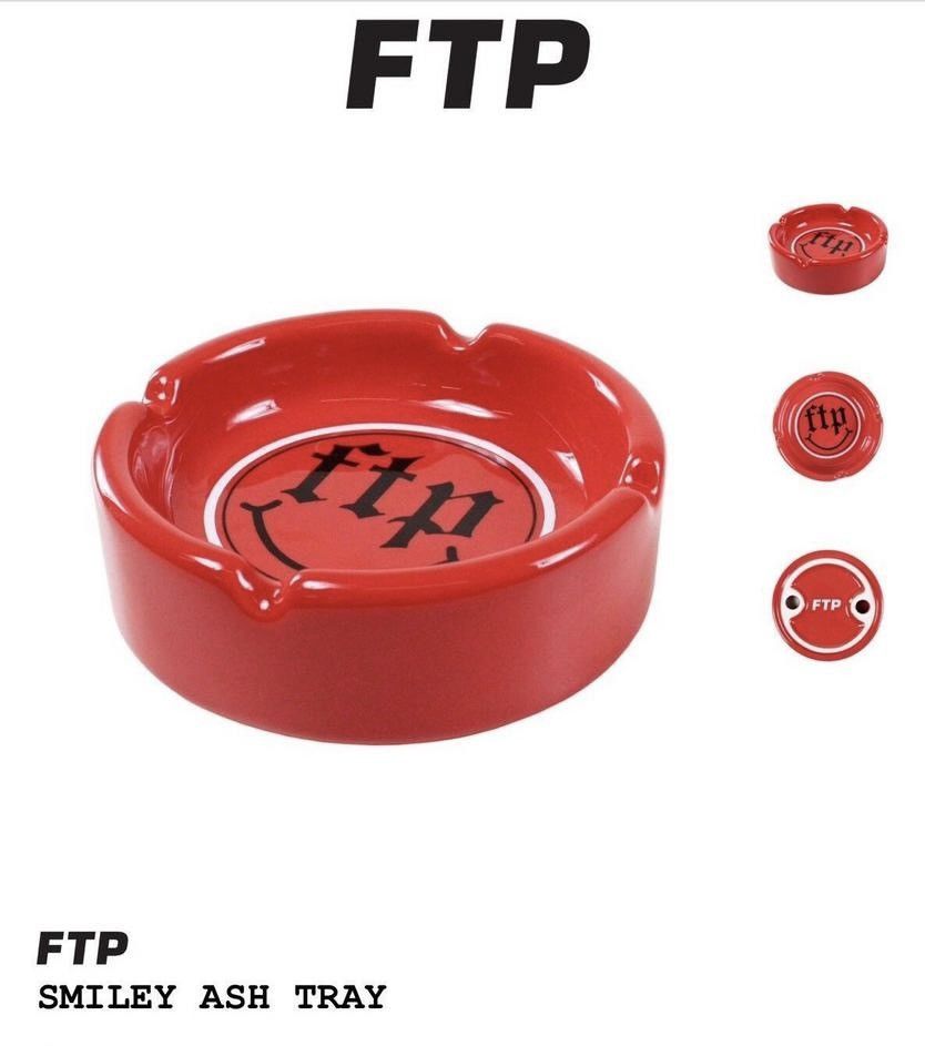 Fuck The Population FTP RED SMILEY ASH TRAY Size ONE SIZE - 3 Thumbnail