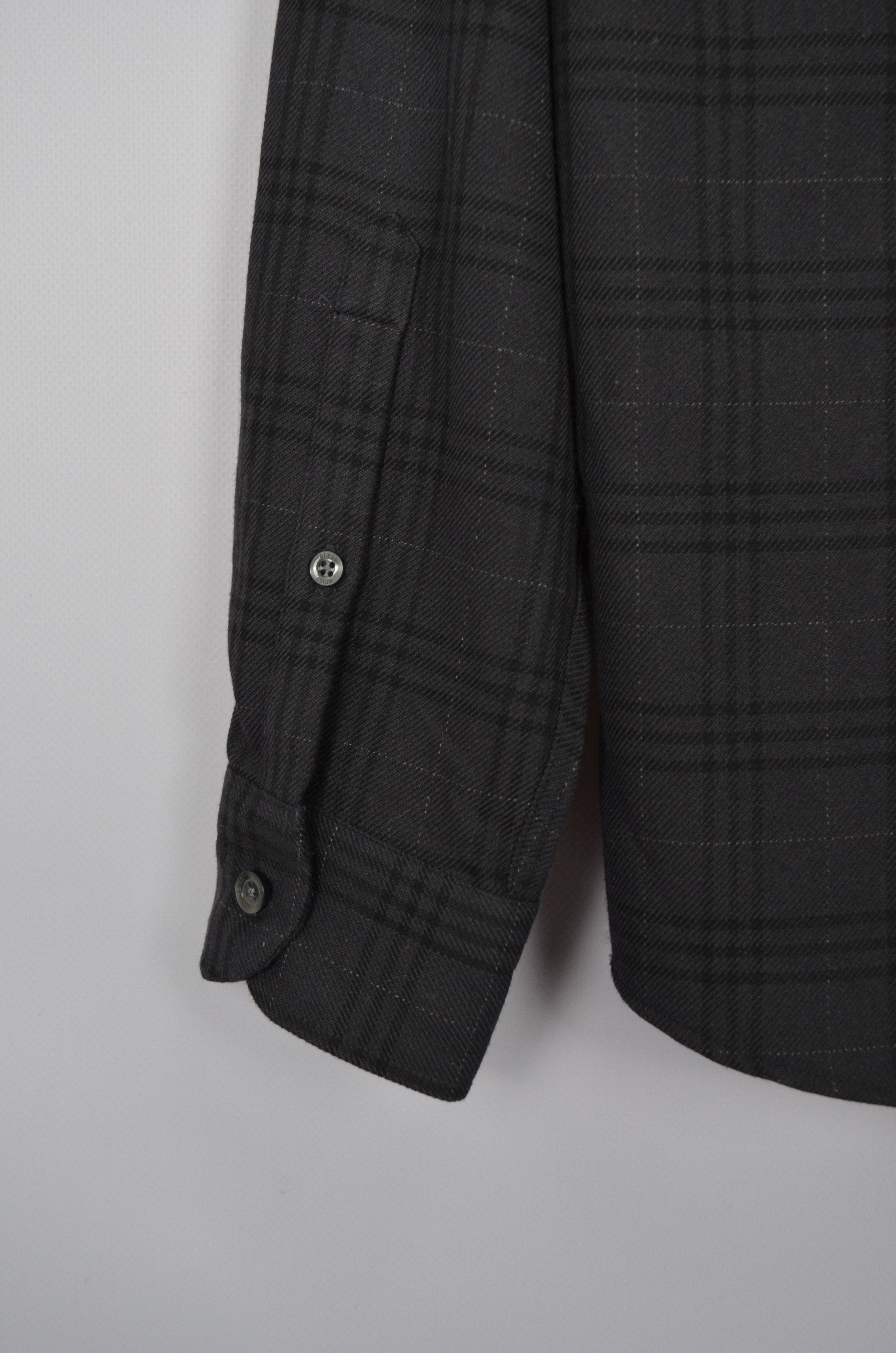 Designer × Reiss Reiss Talon Charcoal Grey Twin Pocket Overshirt Size L Size US L / EU 52-54 / 3 - 15 Thumbnail