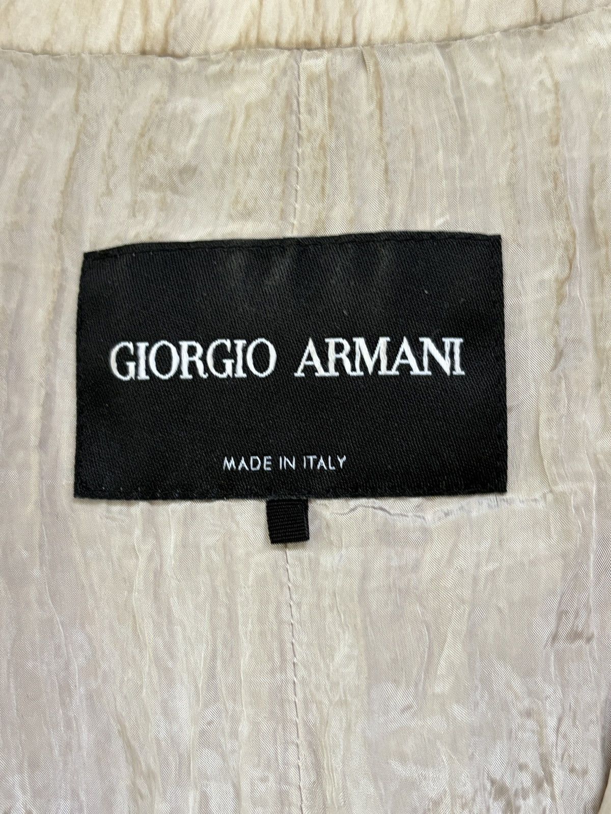 Giorgio Armani Giorgio Armani Tweed Blazer Jacket Peach Blush Size 42 Size M / US 6-8 / IT 42-44 - 4 Thumbnail