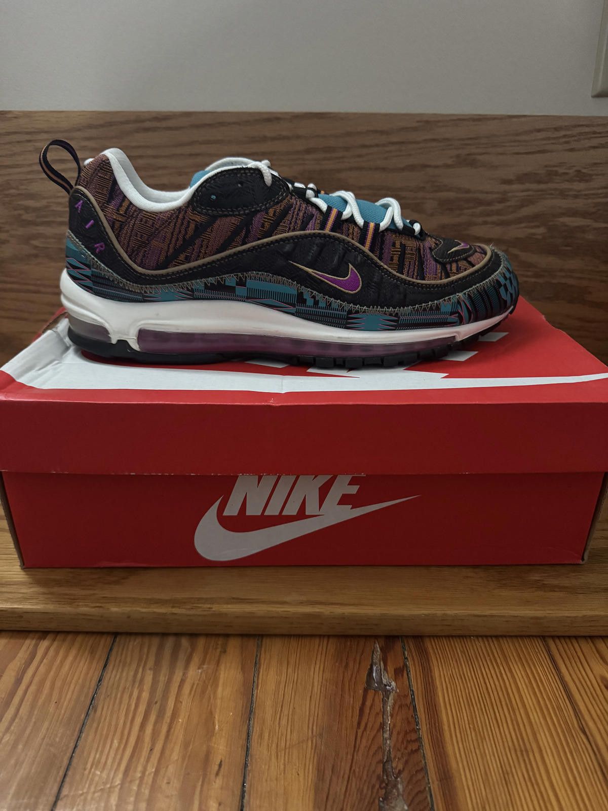 Nike Nike Air Max 98 BHM Men's Sneakers Size 11.5 Size US 11.5 / EU 44-45 - 3 Thumbnail