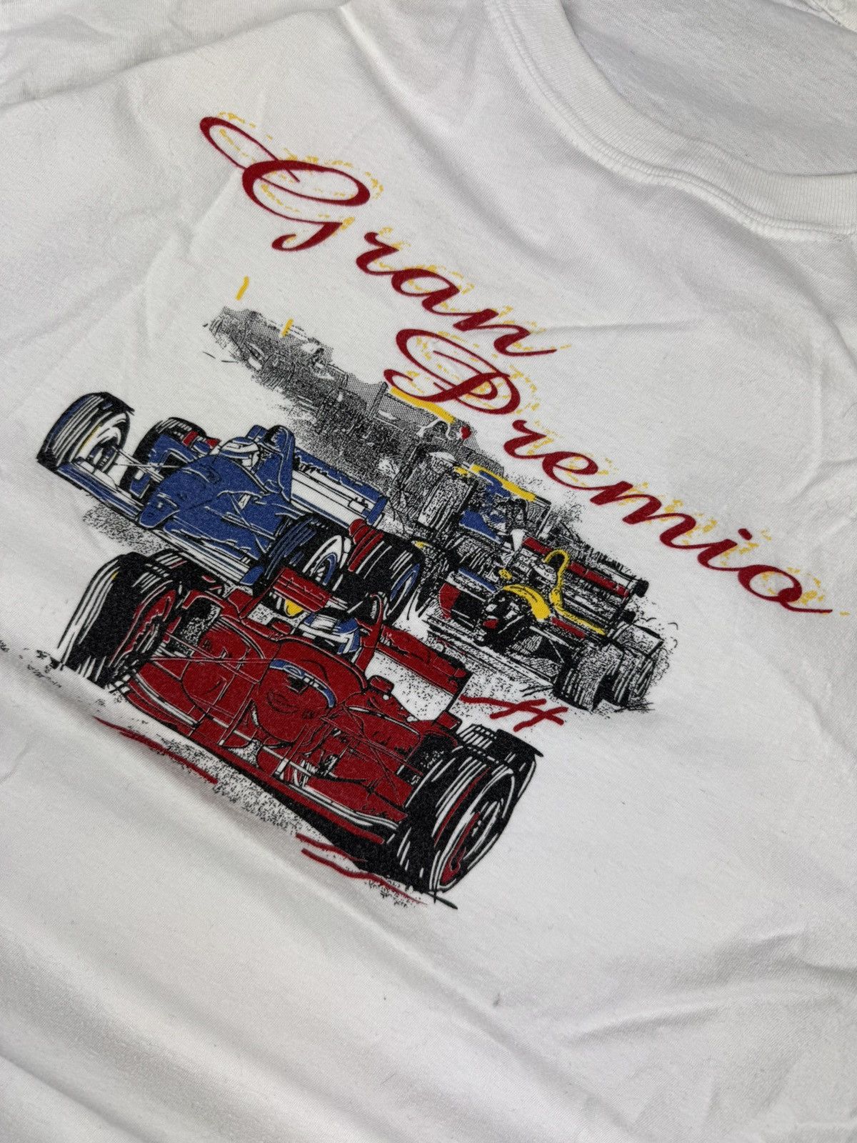 Vintage Vintage 90s Gran Premio formula 1 racing graphic tee Size US XL / EU 56 / 4 - 5 Thumbnail