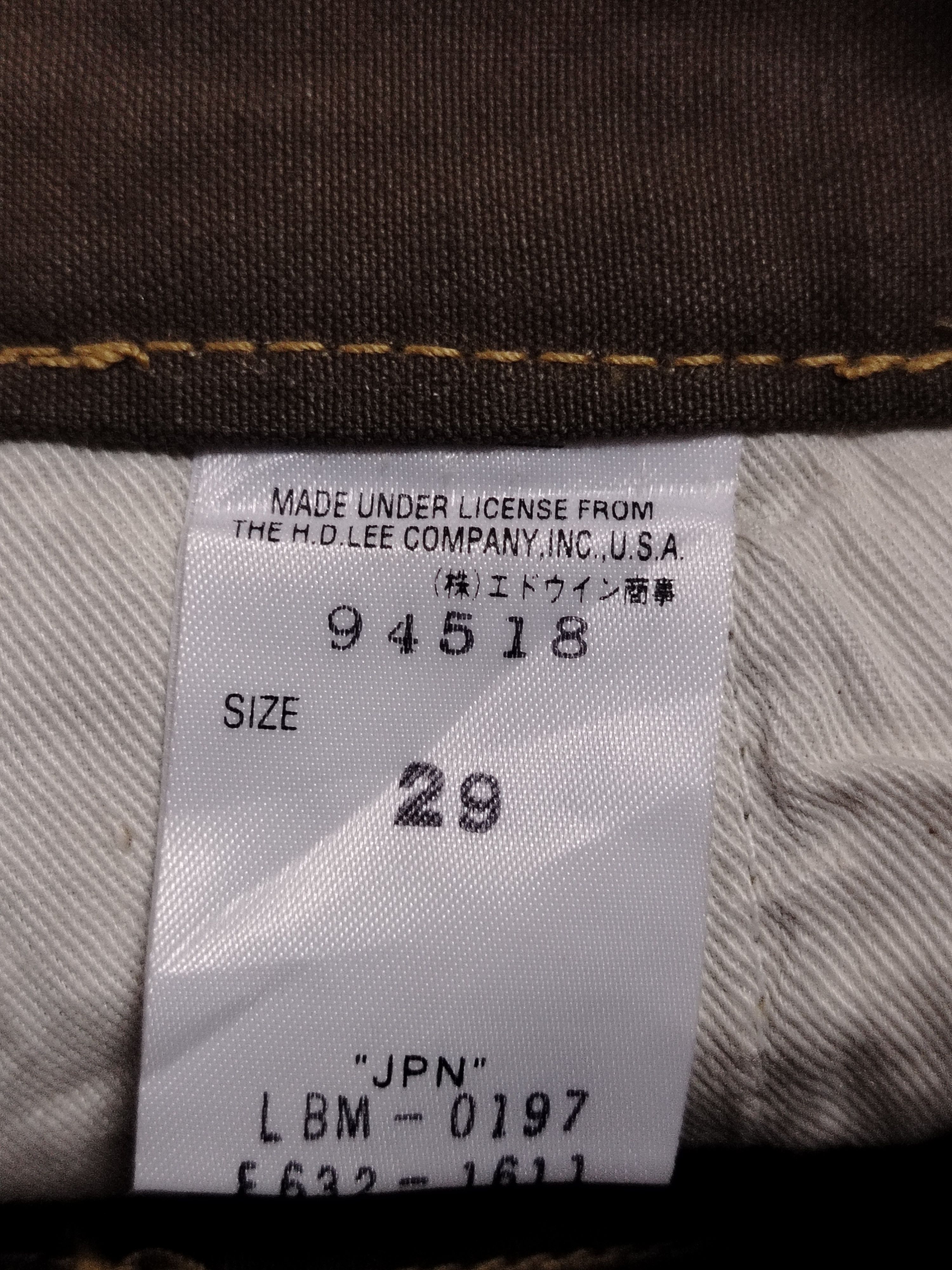 Lee Lee x The Emporium Sammler Size 29" - 8 Thumbnail