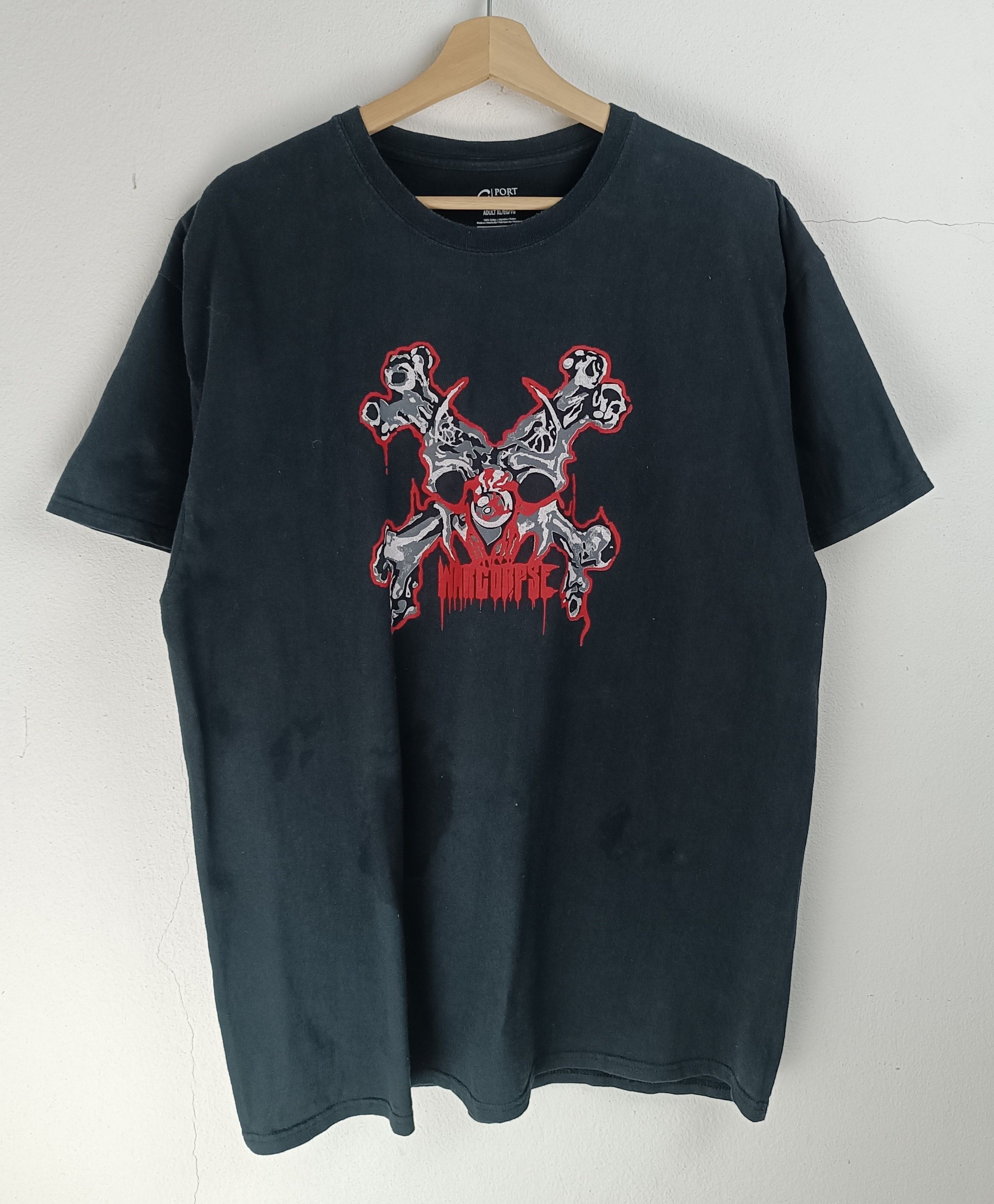 Band Tees VINTAGE WARCORPSE ONE MAN D-BEAT PUNK ROCK TEES Size US XL / EU 56 / 4 - 3 Thumbnail