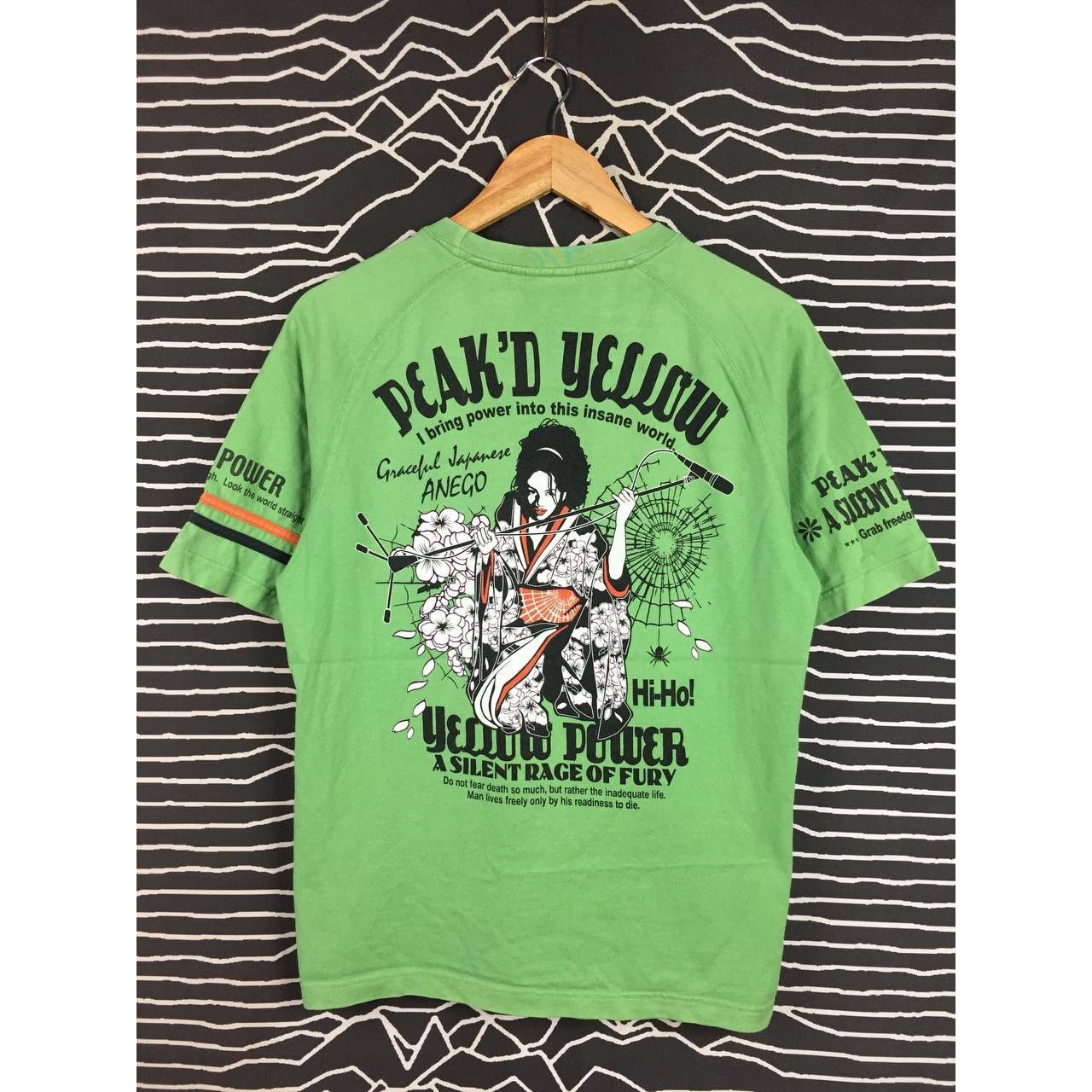 Japanese Brand × Vintage Peak'd Yellow Ted Company A Silent Rage of Fury Tee Size US M / EU 48-50 / 2 - 1 Thumbnail
