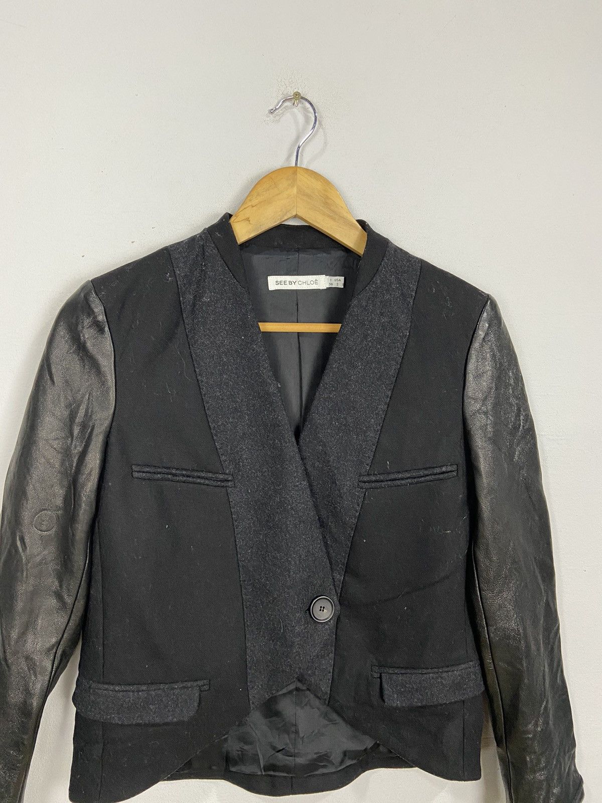 Other × See by Chloe See By Chloe Wool Breasted Coat Size XS / US 0-2 / IT 36-38 - 5 Thumbnail