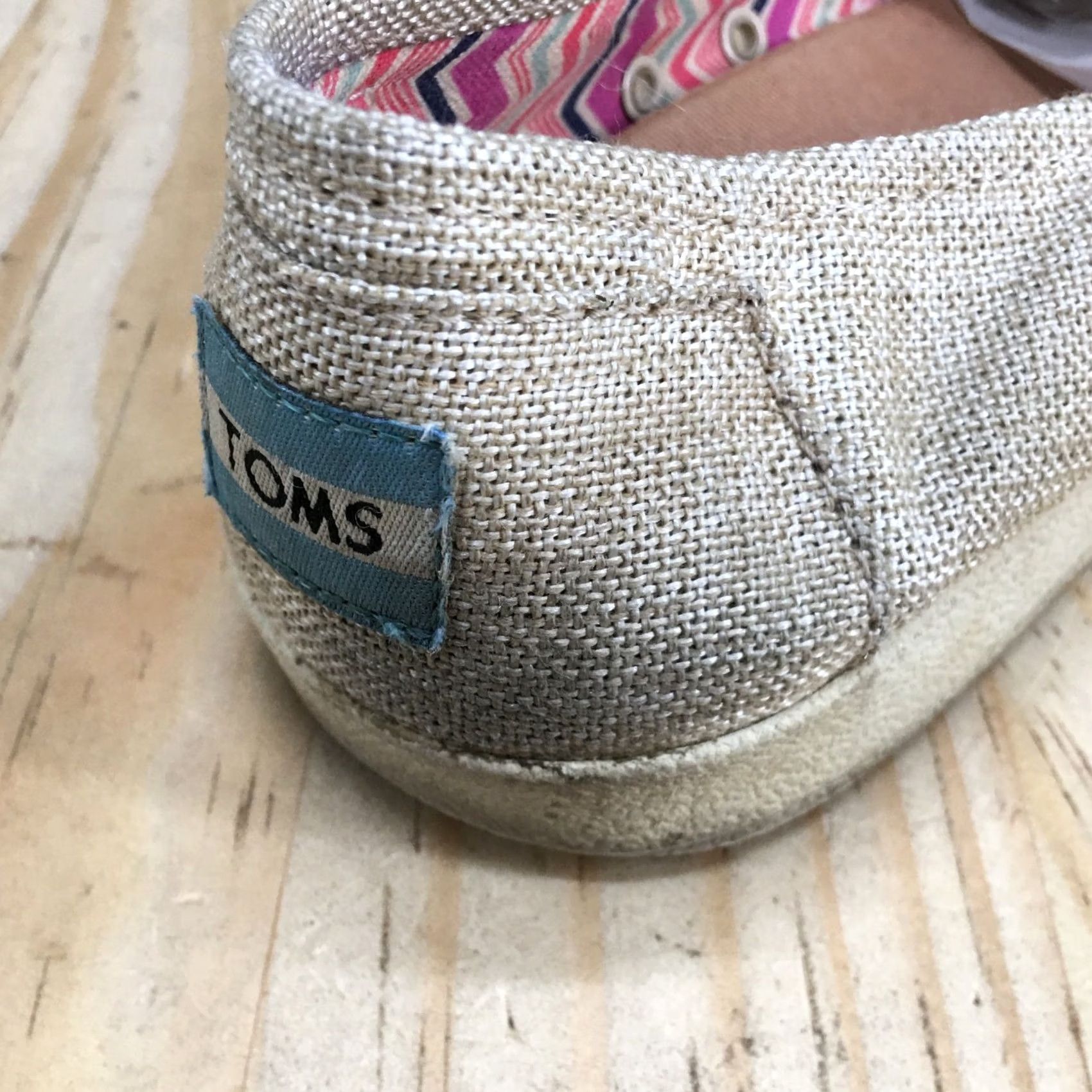 Toms TOMS Avalon Slip-On Beige Canvas Casual Shoes Womens 8 Flat Low Top Comfort Walking Brand: TOMS, Casual, Beige, Women, 8, Slip-On, Canvas Size M / US 6-8 / IT 42-44 - 4 Thumbnail