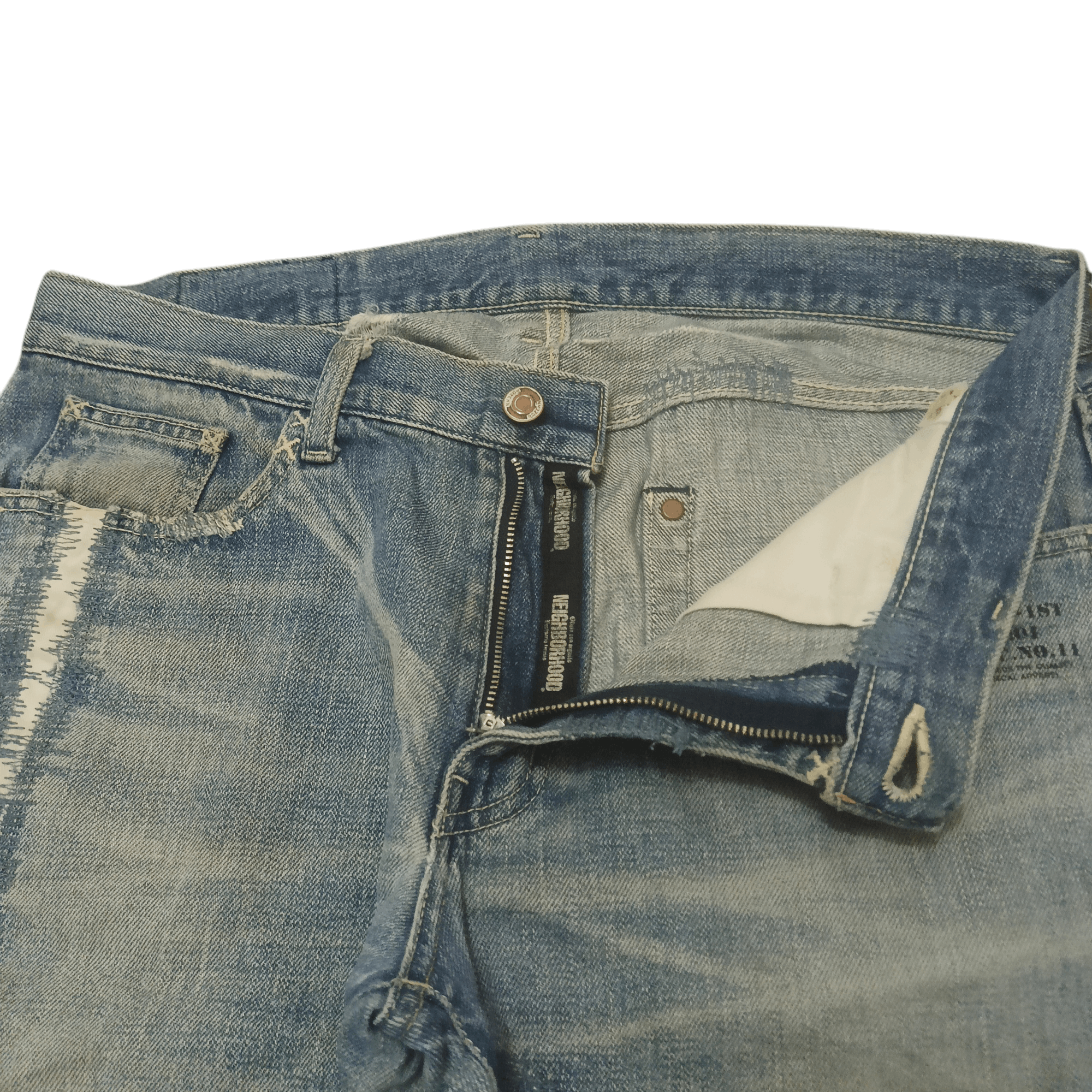 Neighborhood Rare!!! Neighborhood Savage Selvedge Jeans Distressed Jeans Size US 33 - 7 Thumbnail