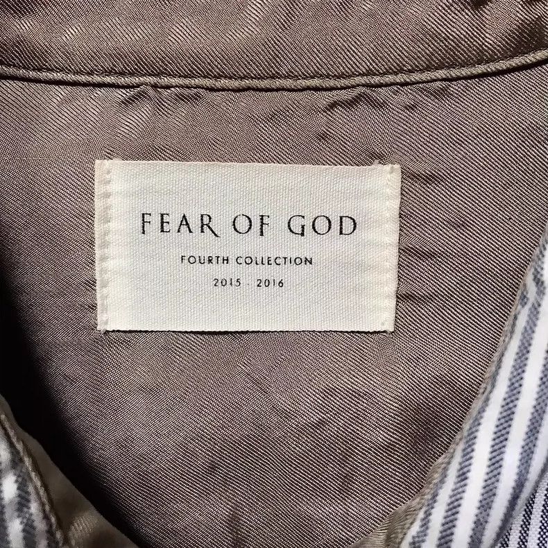 Fear of God Fear of God 4th Oxford striped shirt Size US M / EU 48-50 / 2 - 4 Thumbnail