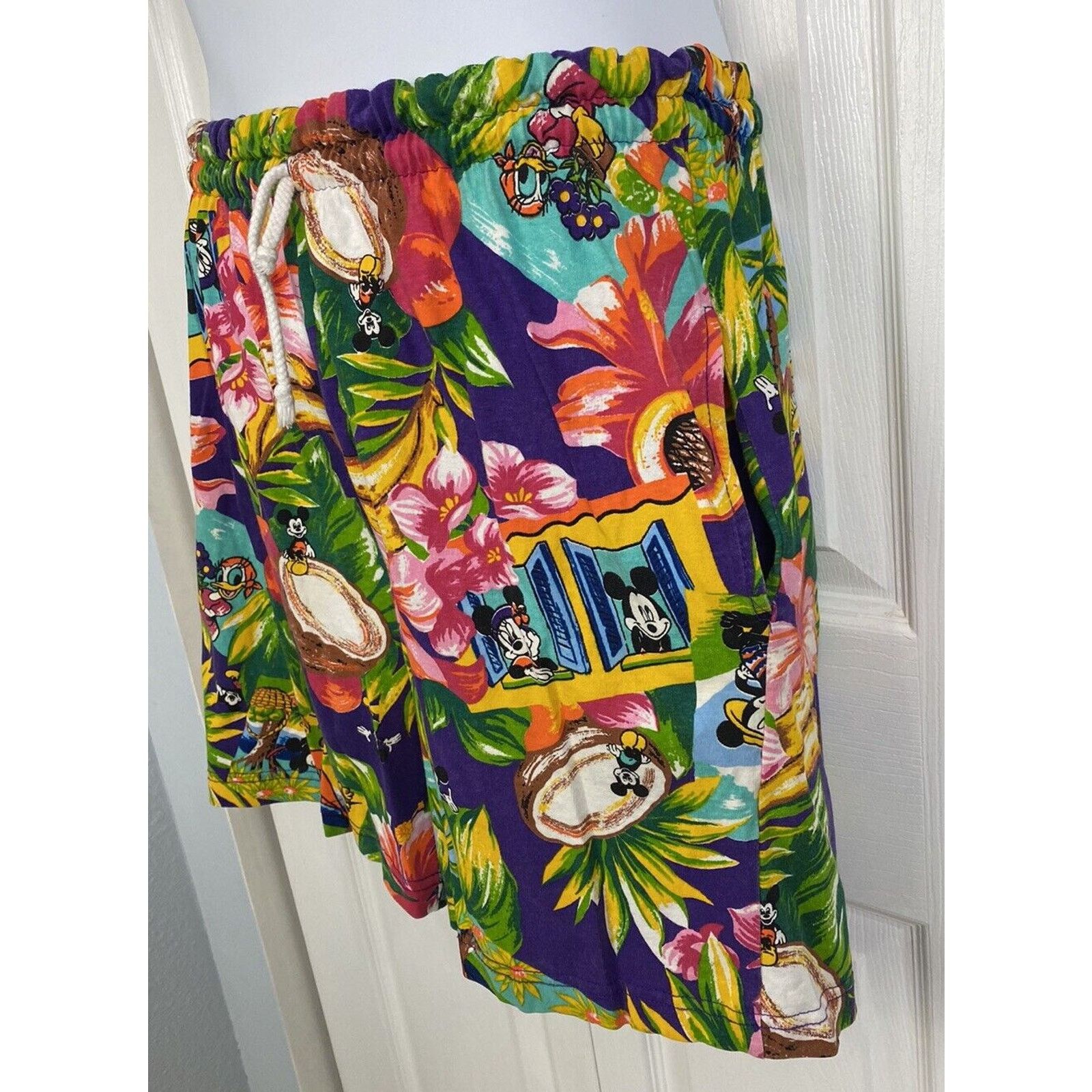 Mickey Unlimited VTG Mickey Unlimited Disney Jerry Leigh Fruit Floral Shorts Size 30" / US 8 / IT 44 - 2 Thumbnail