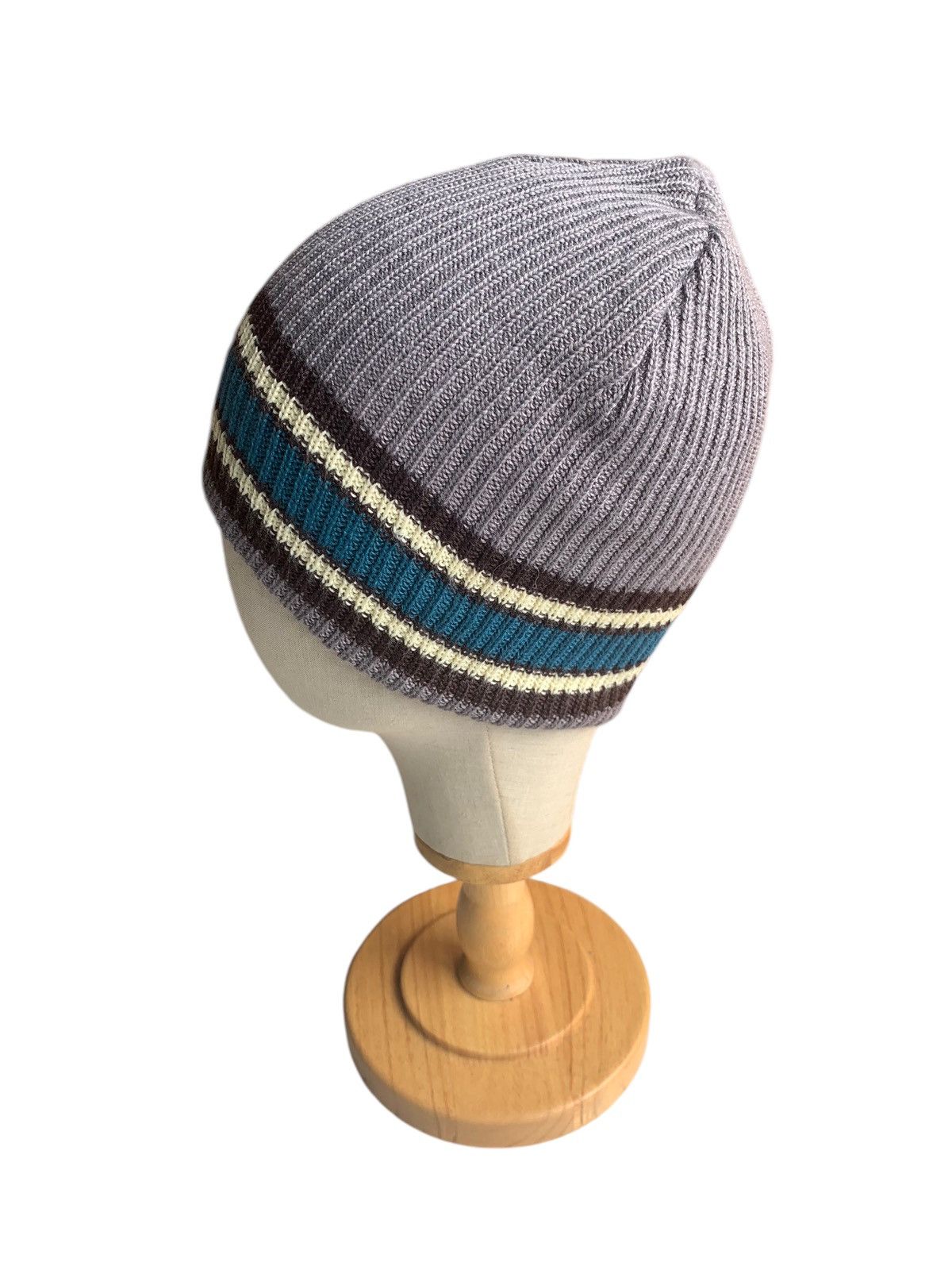 Japanese Brand × Kapital × Vintage Unknown Stripe Streetwear Winter Sessions Beanie Hats Size ONE SIZE - 4 Thumbnail