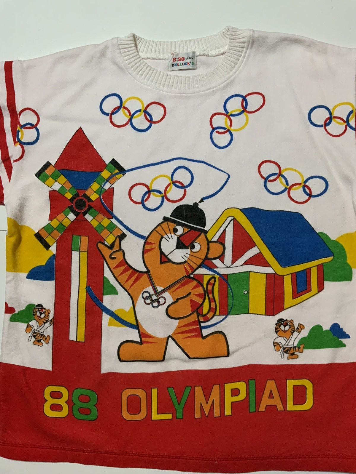 Vintage Vintage 80s 8:30 AM Bullocks 1988 Olympics AOP Sweatshirt Size US M / EU 48-50 / 2 - 3 Thumbnail