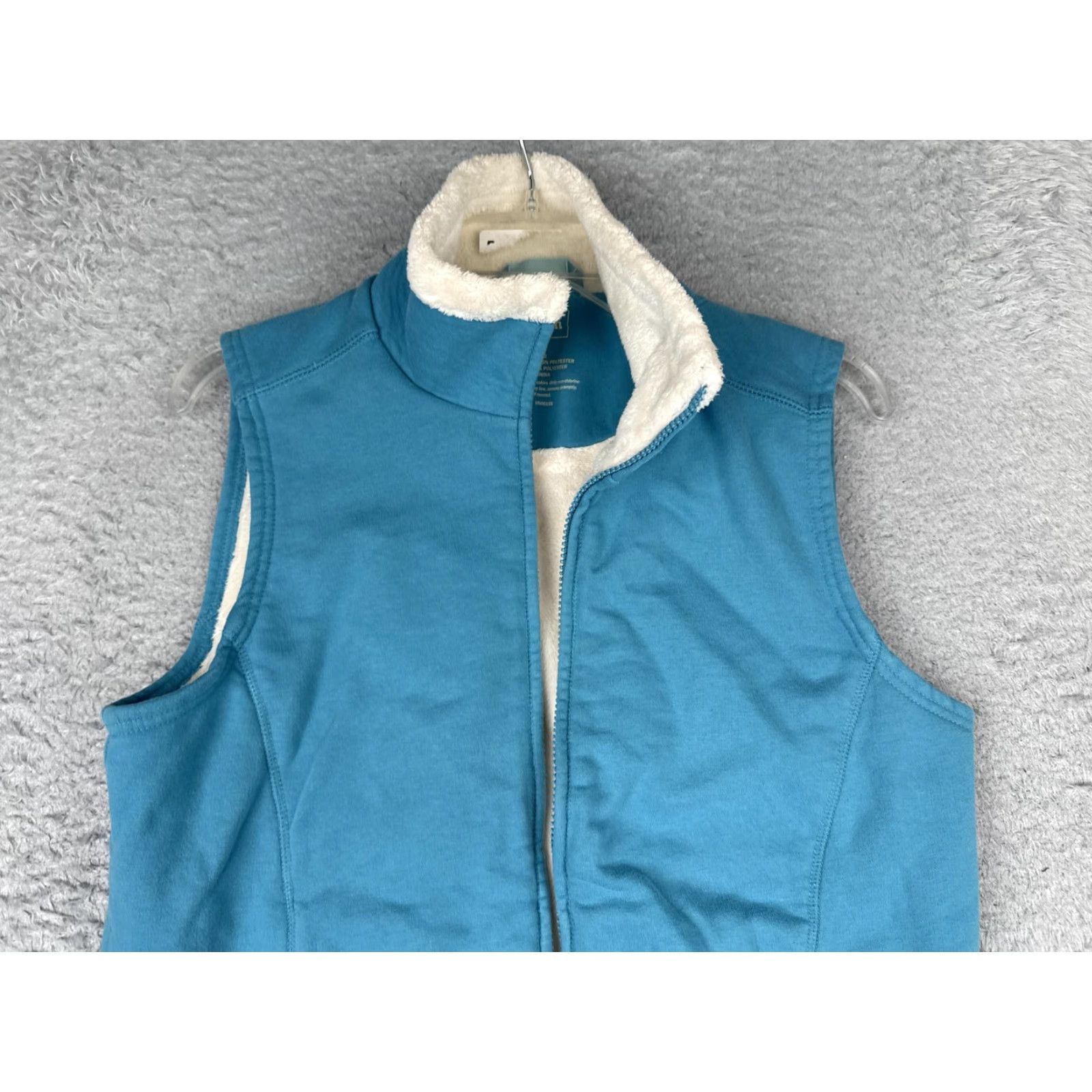 Vintage VINTAGE LL Bean Vest Womens M Blue Sherpa Fleece Full Zip Pockets Outdoor Warm Size M / US 6-8 / IT 42-44 - 6 Thumbnail