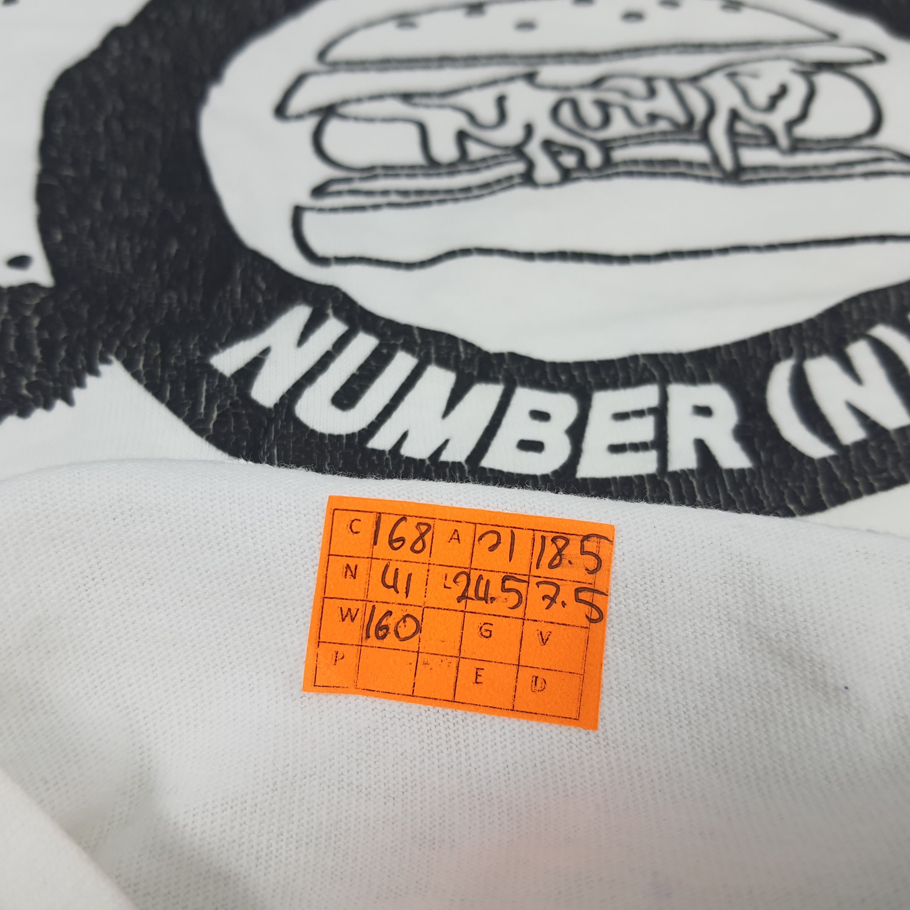 Number (N)ine × Vintage Vintage Number Nine Denim Burger Japanese Brand T-shirt Size US L / EU 52-54 / 3 - 9 Thumbnail