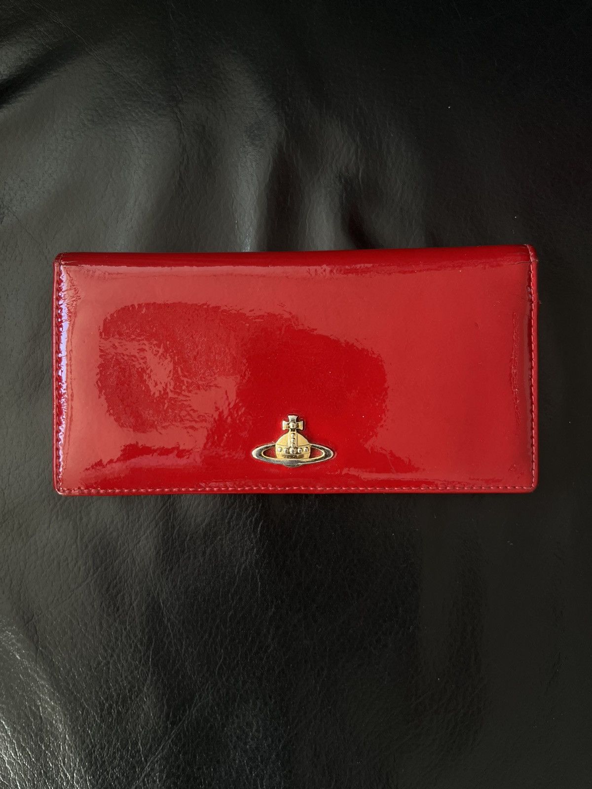Vivienne Westwood Red Patent Leather Vivienne Westwood Wallet Clutch Bilford Size ONE SIZE - 2 Thumbnail