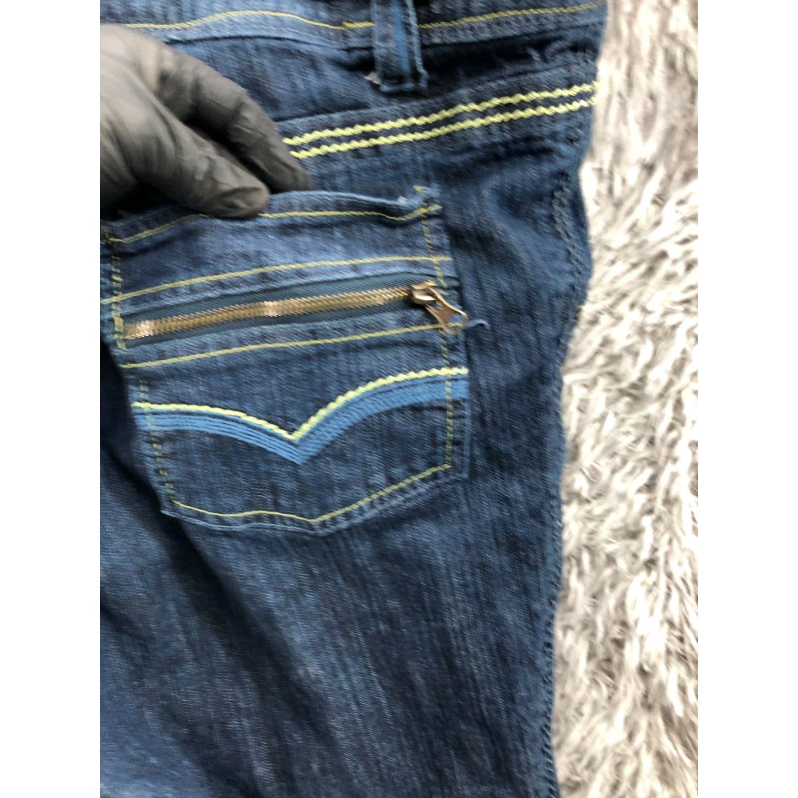 Vintage Venezia Bermuda Shorts Womens Plus Size 24 Mid Rise Dark Wash Blue Size 42" / US 20 - 7 Thumbnail
