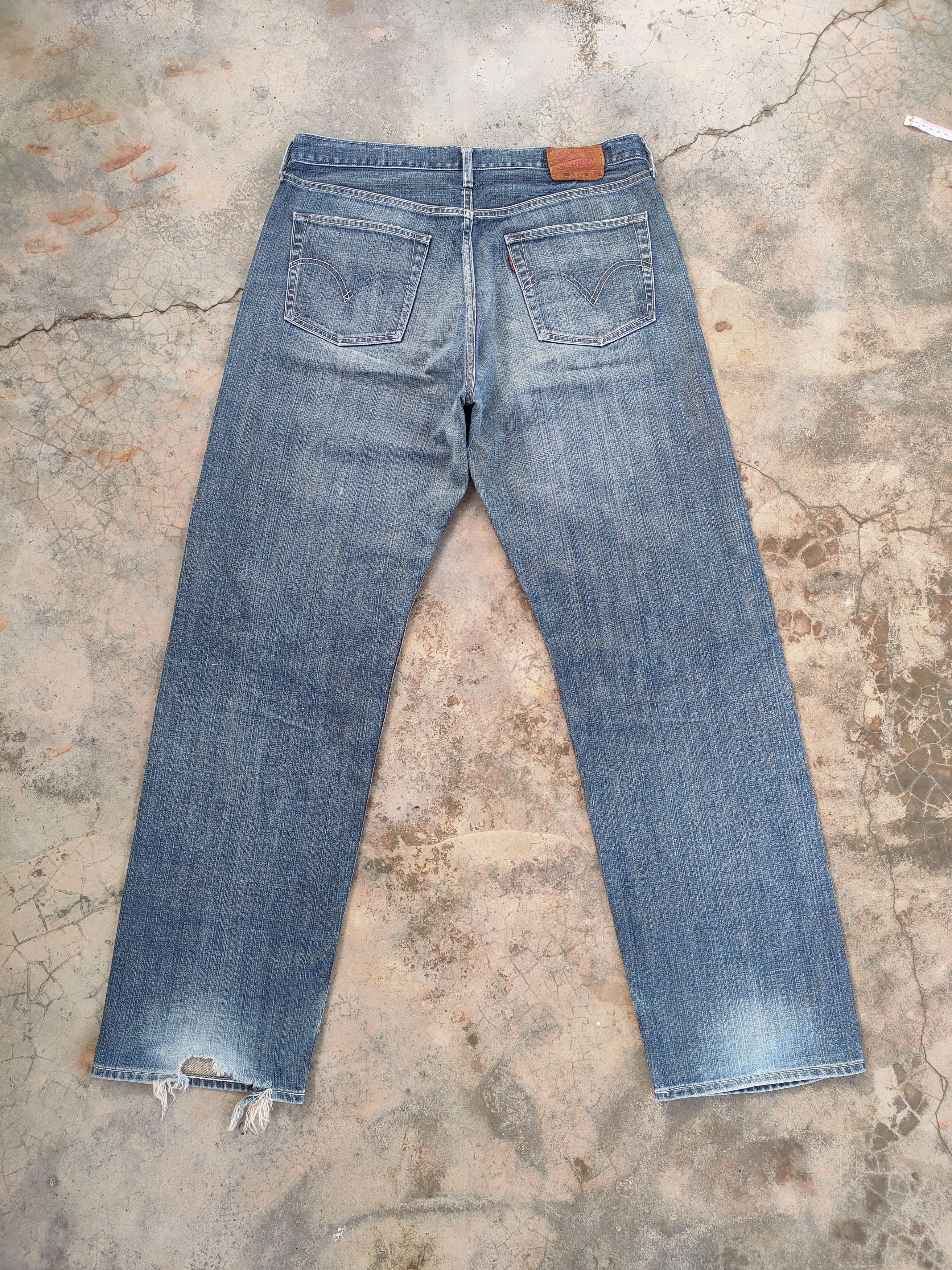 Levi's Vintage Clothing VINTAGE LEVI'S 503 FADED DISTRESSED JEAN DENIM PANTS Size US 36 / EU 52 - 1 Thumbnail