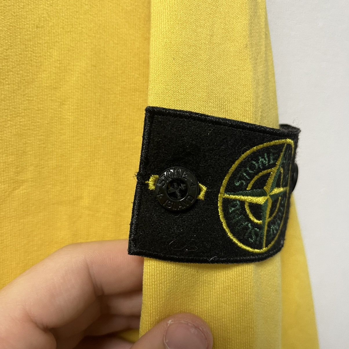 Stone Island Stone Island Hoodie Yellow Size L Size US L / EU 52-54 / 3 - 6 Thumbnail