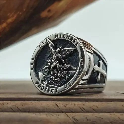 Other St Micheal Ring ( size 7-15) Size ONE SIZE - 4 Thumbnail