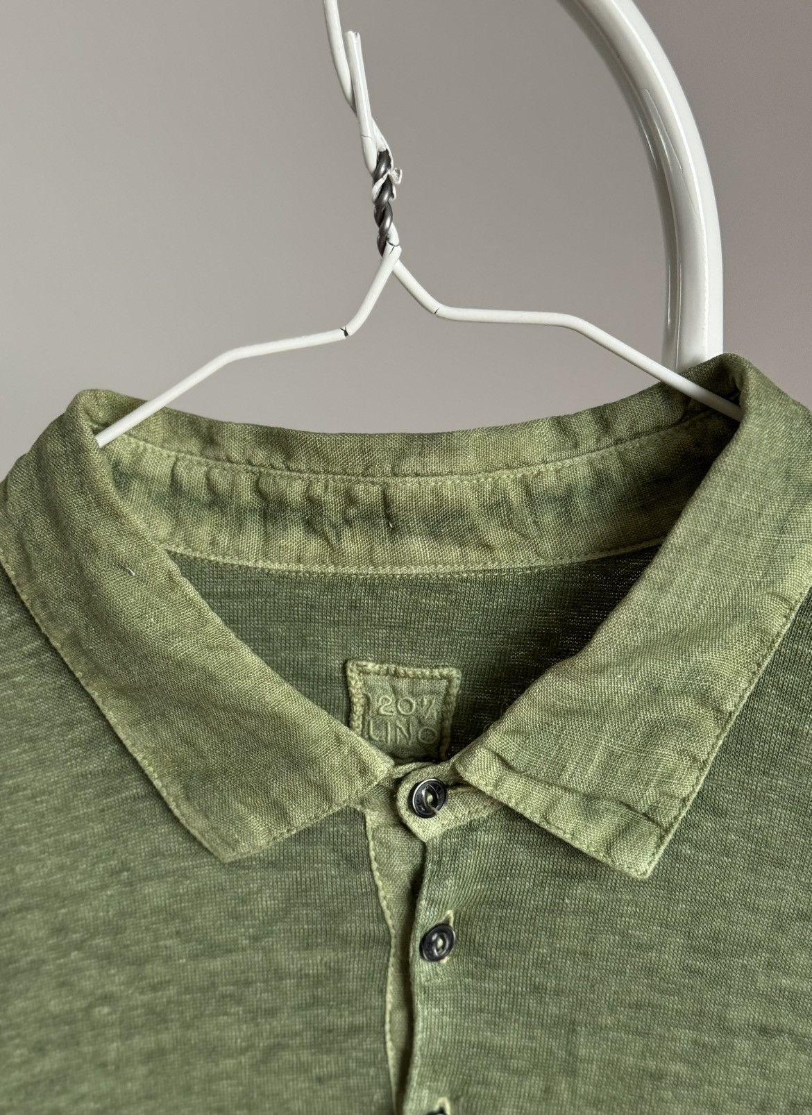 120% Lino 120% Lino Men Linen Polo Shirt Size US XL / EU 56 / 4 - 2 Thumbnail