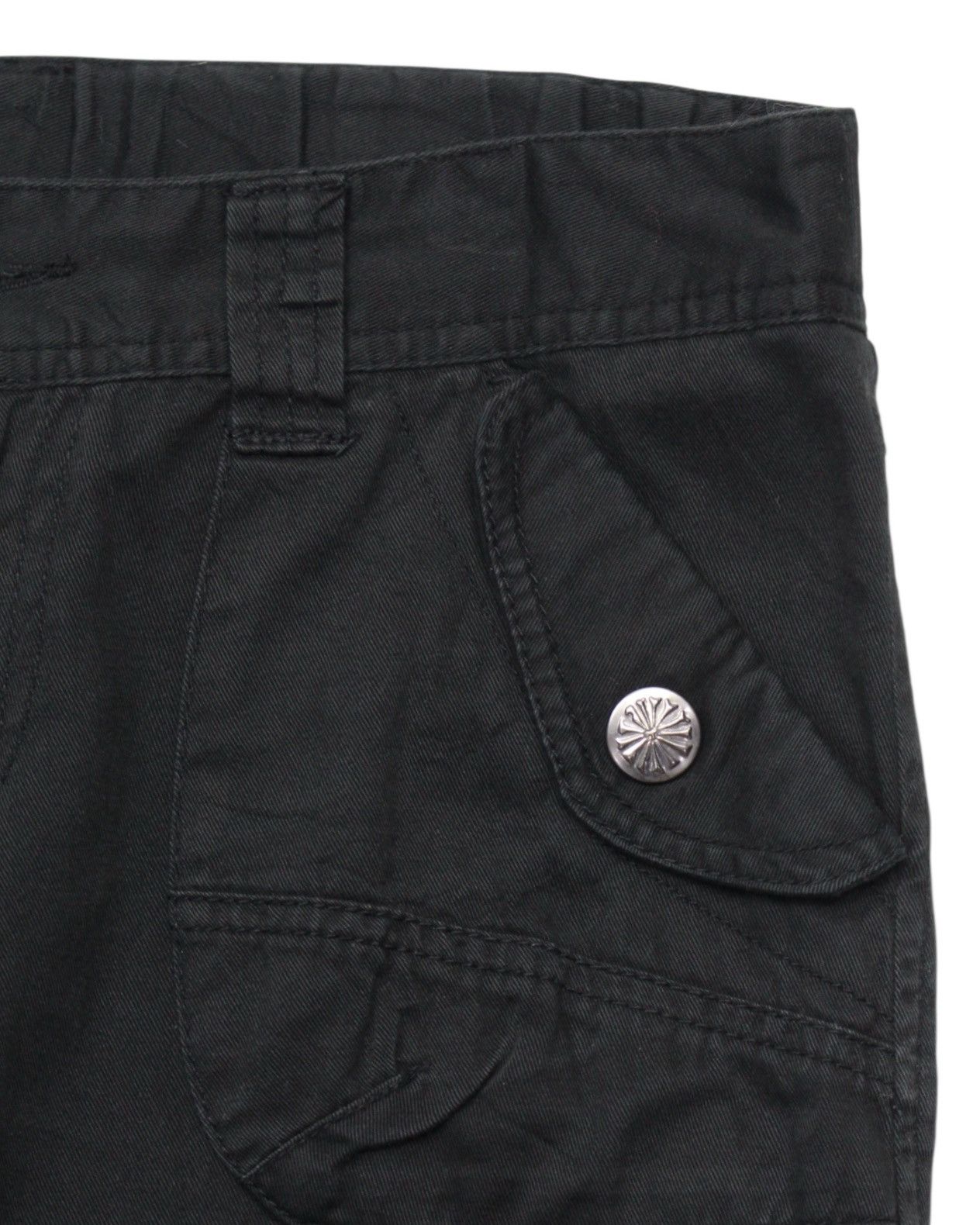 If Six Was Nine 2000S CE2 JAPAN BLACK UTILITY ZIP CARGO CROPPED PANTS Size US 30 / EU 46 - 4 Thumbnail