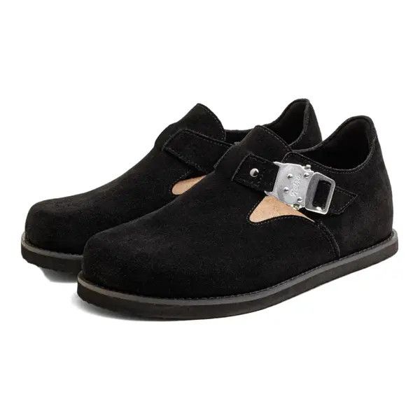Other Kataishi x Mieko Suede Mules with Buckles Size US 9 / EU 42 - 3 Thumbnail
