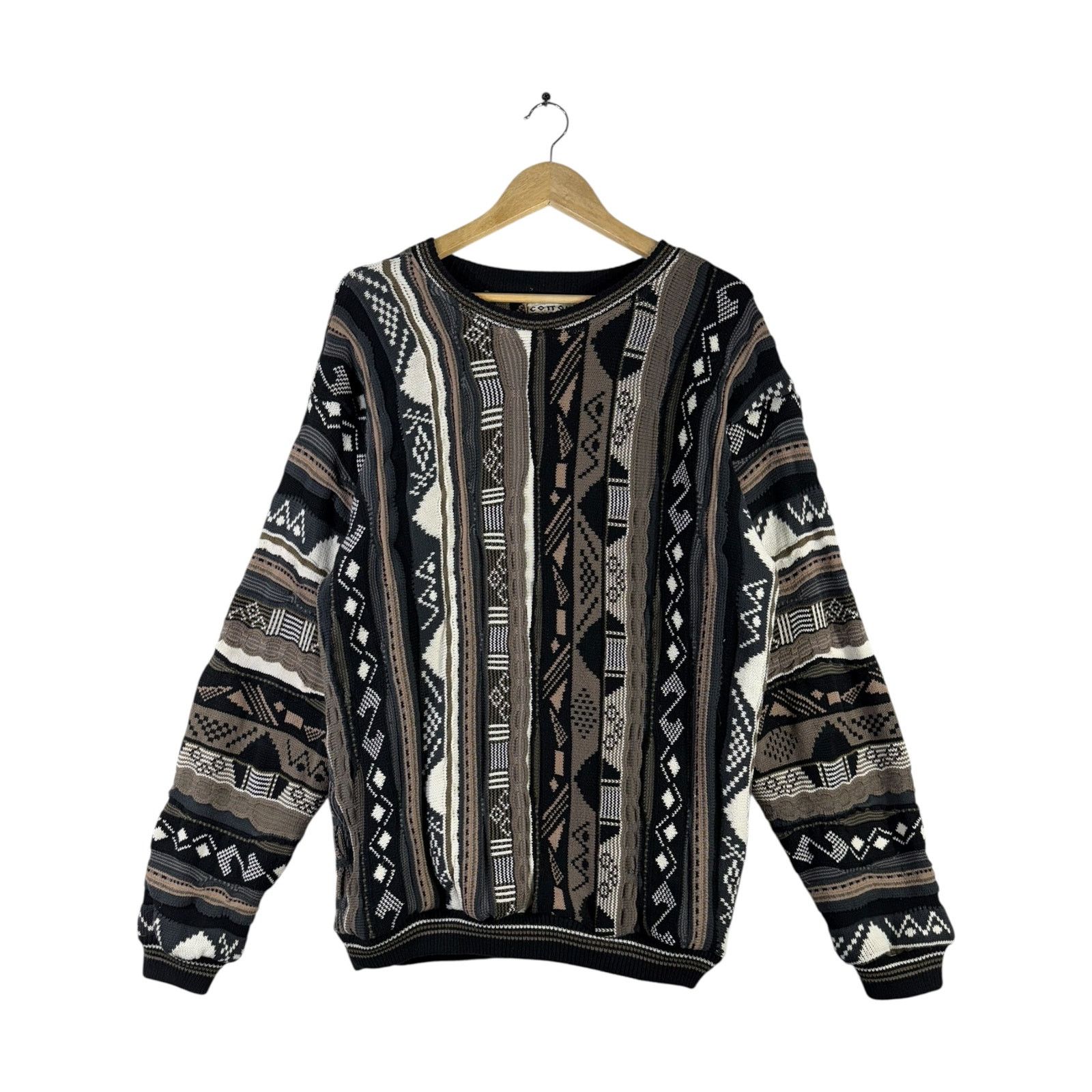 Vintage Cotton Traders Coogi Style Sweater XL
