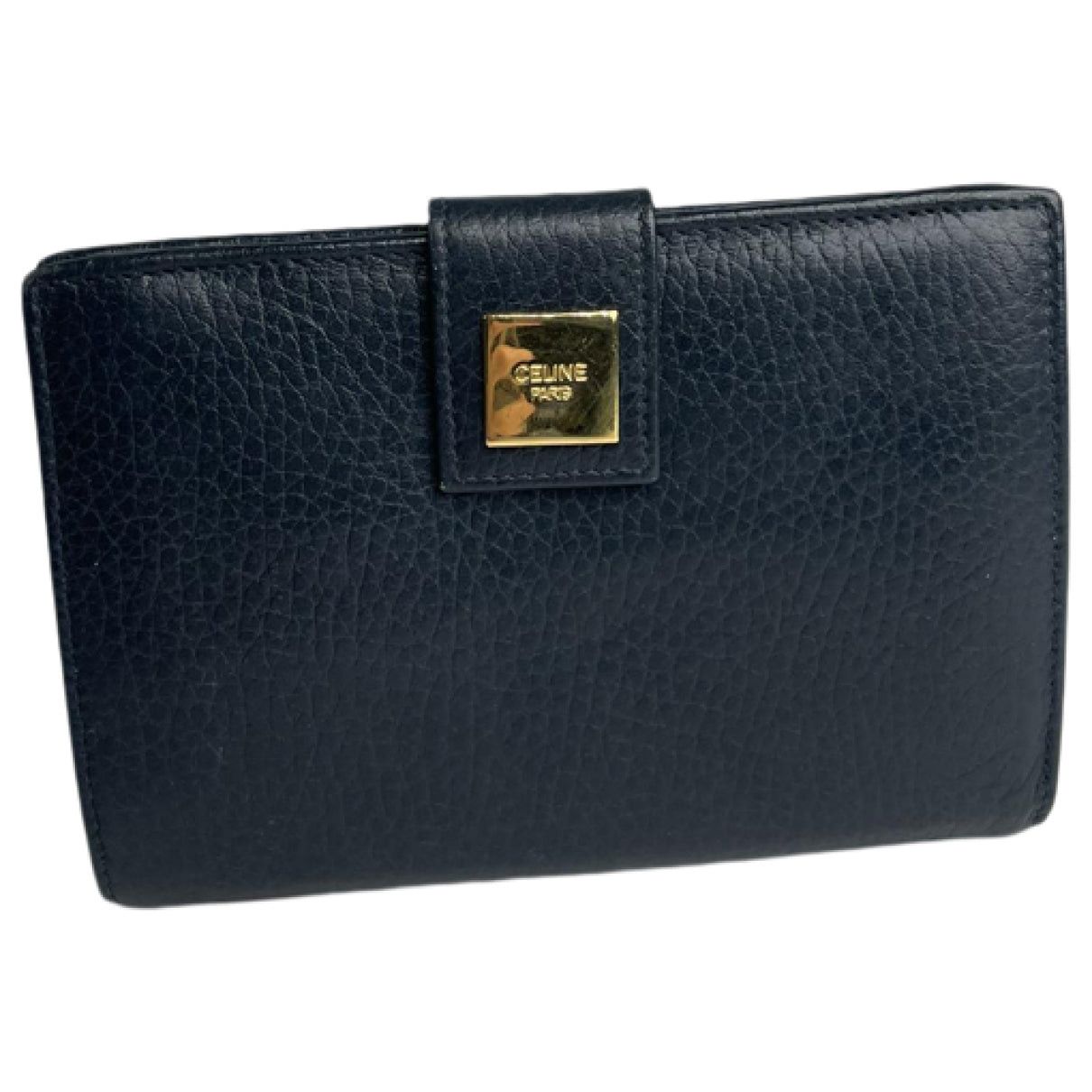 Celine Triomphe Blue Leather Wallet Size ONE SIZE - 1 Thumbnail