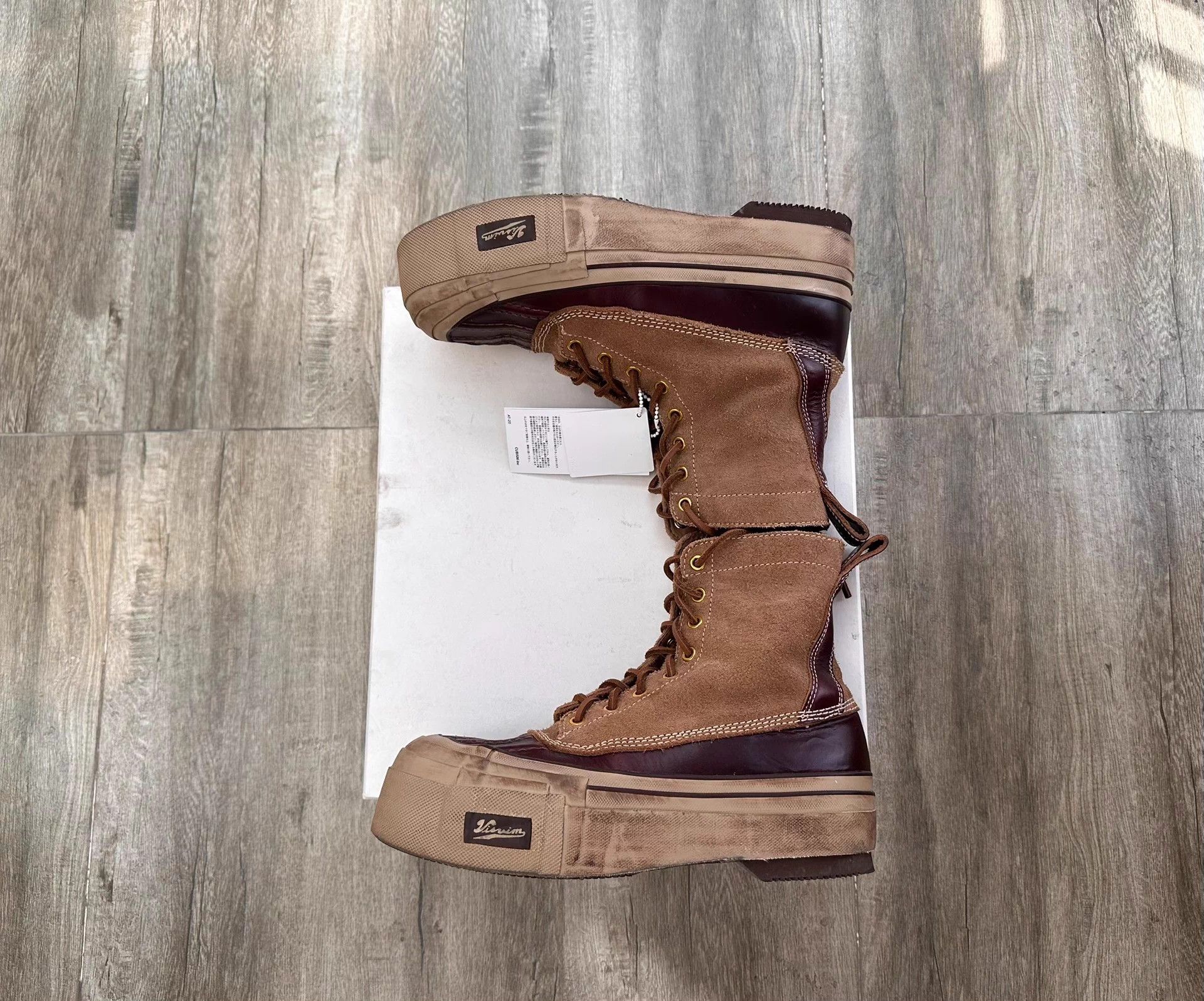 Visvim VISVIM 21SS DECOY DUCK Horween & Swedish Veg Tan Good US8.5 Size US 8.5 / EU 41-42 - 3 Thumbnail