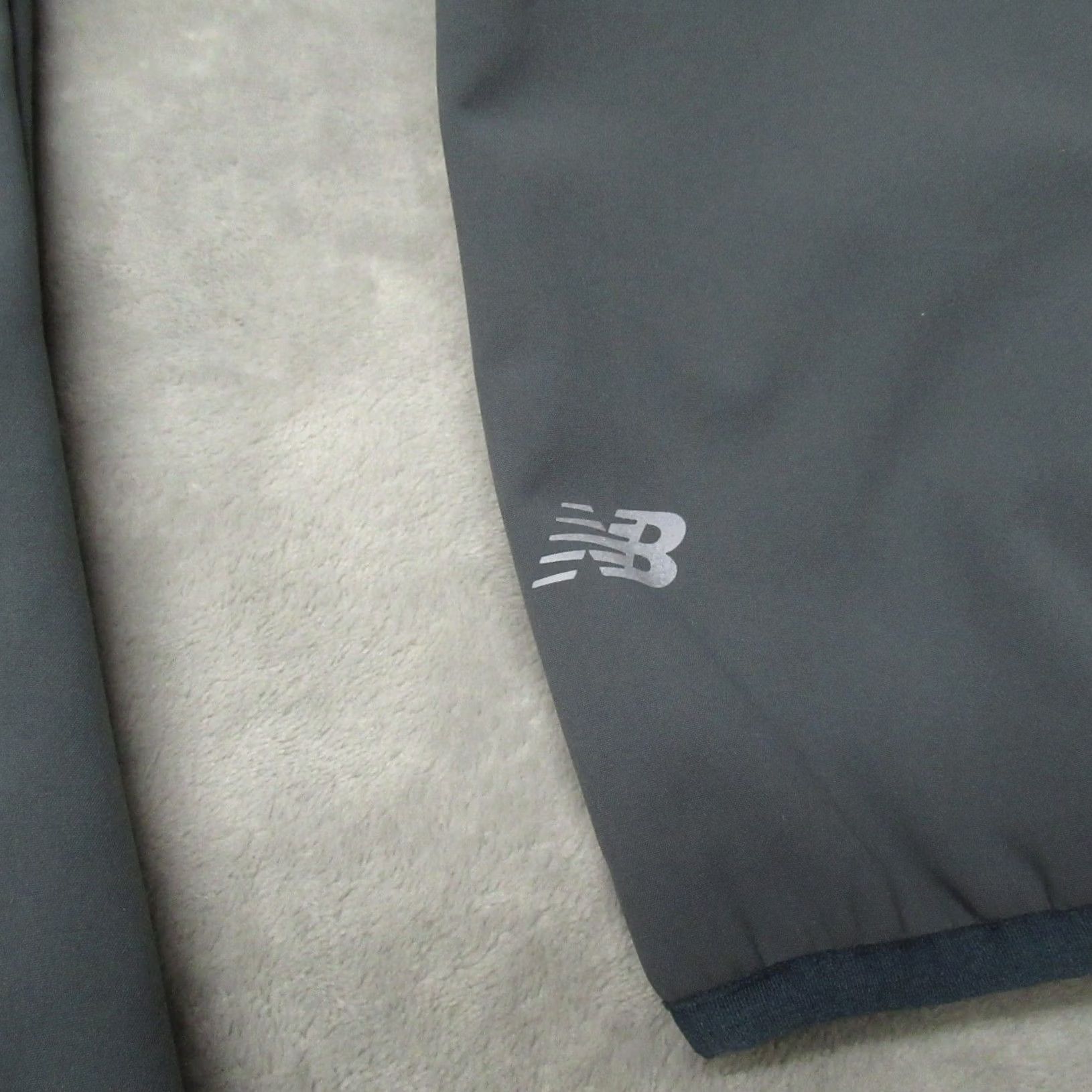 New Balance New Balance Jacket Womens M Gray Fleece Lined Softshell Wind Rain Athletic Jacket Zip Pockets Reflective Mens Women Size M / US 6-8 / IT 42-44 - 3 Thumbnail