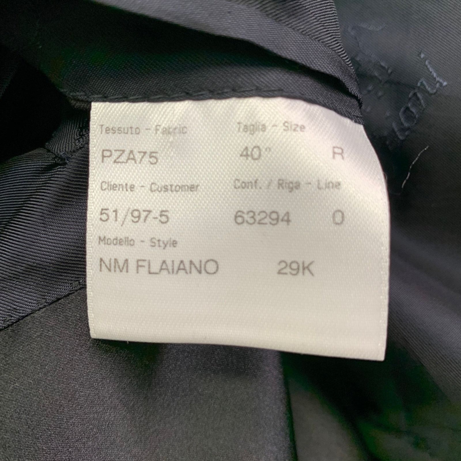 Brioni Navy Black Two Toned Wool Peak Lapel Sport Coat Size 40R - 8 Thumbnail