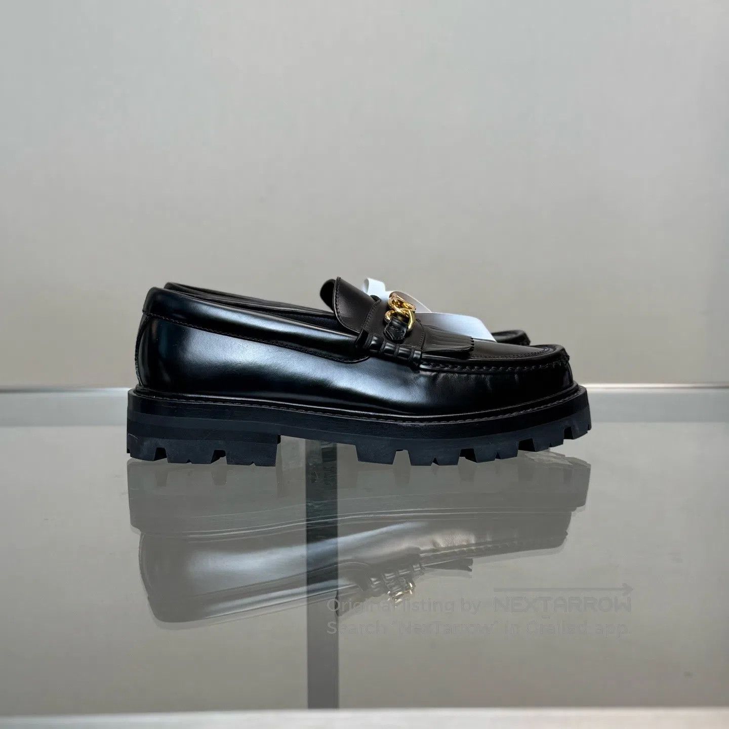 Celine CELINE Gold Label Fringed Loafers Size US 5.5 / IT 35.5 - 3 Thumbnail