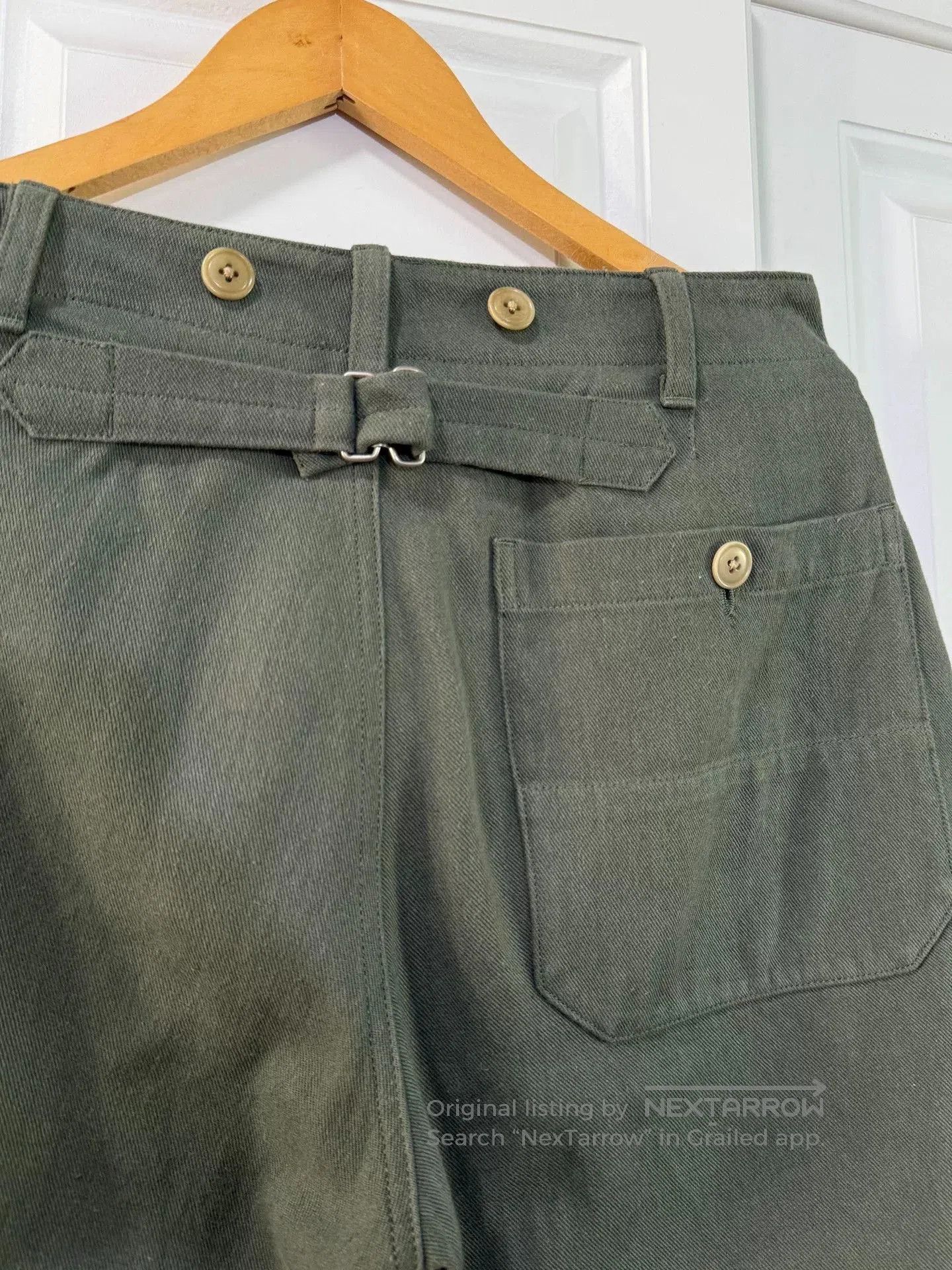Addict Clothes Japan ADDICT ACVM Cotton-Linen Cargo Pants. Size US 28 / EU 44 - 5 Thumbnail