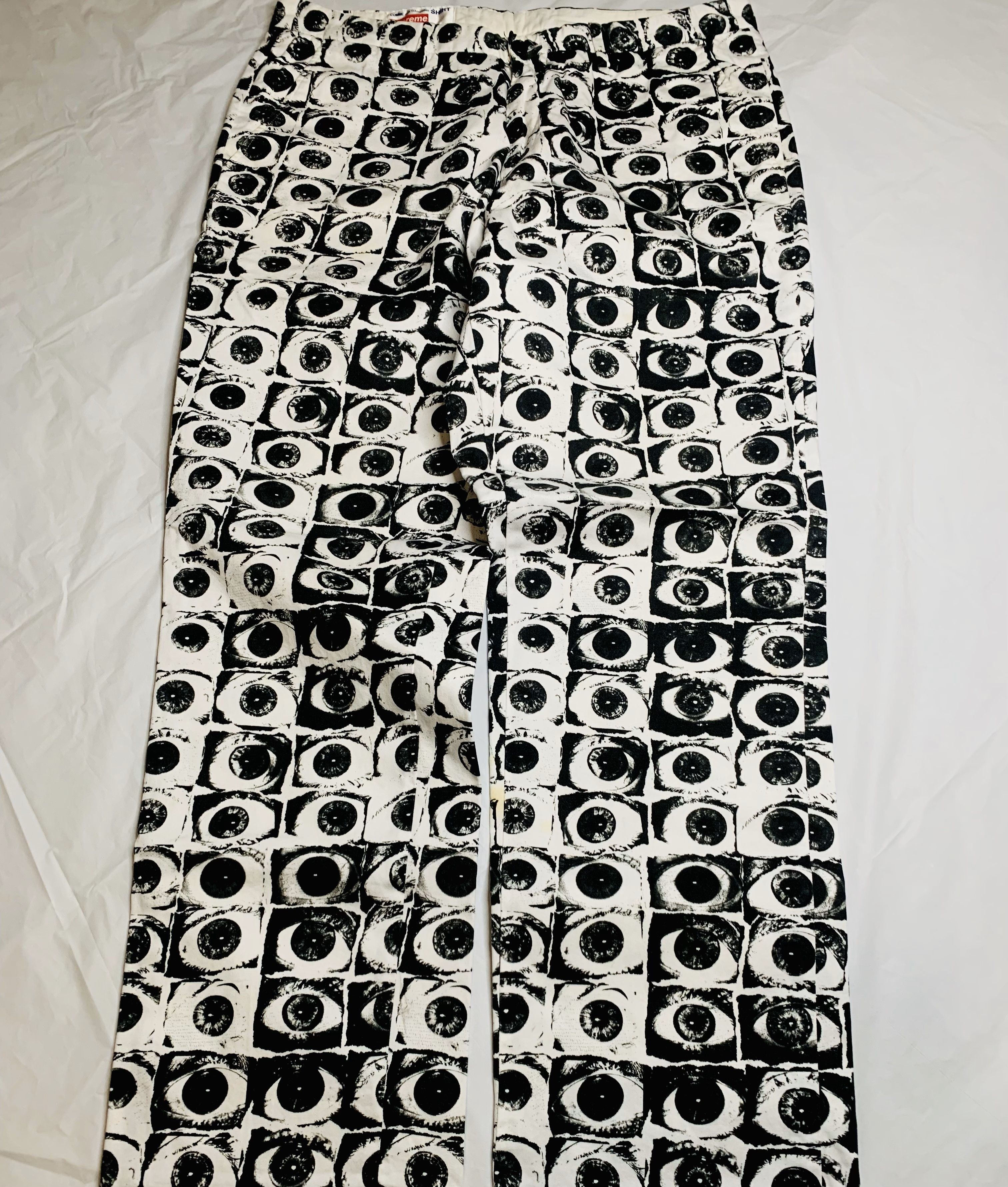 Supreme Supreme SS17 CDG Eyes Trousers (32) Size US 32 / EU 48 - 4 Thumbnail