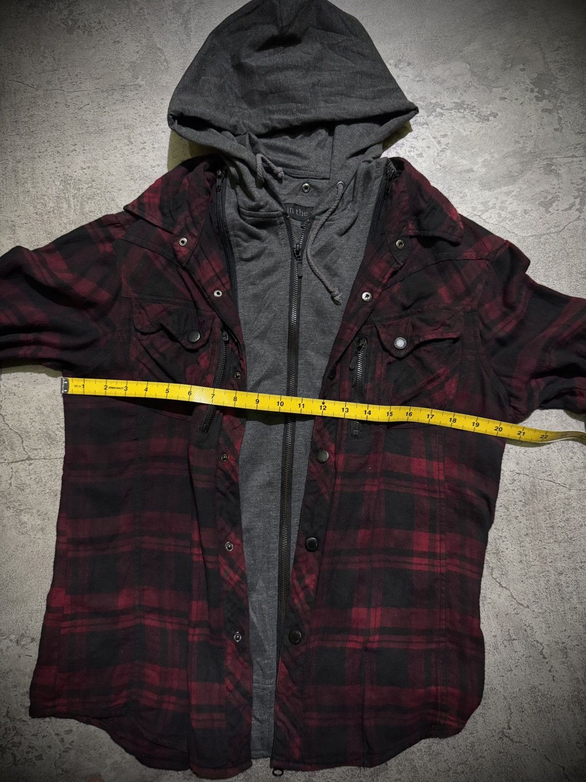 In The Attic IN THE ATTIC DOUBLE LAYER IFSIXWASNINE FLANNEL HOODED Size US L / EU 52-54 / 3 - 9 Thumbnail