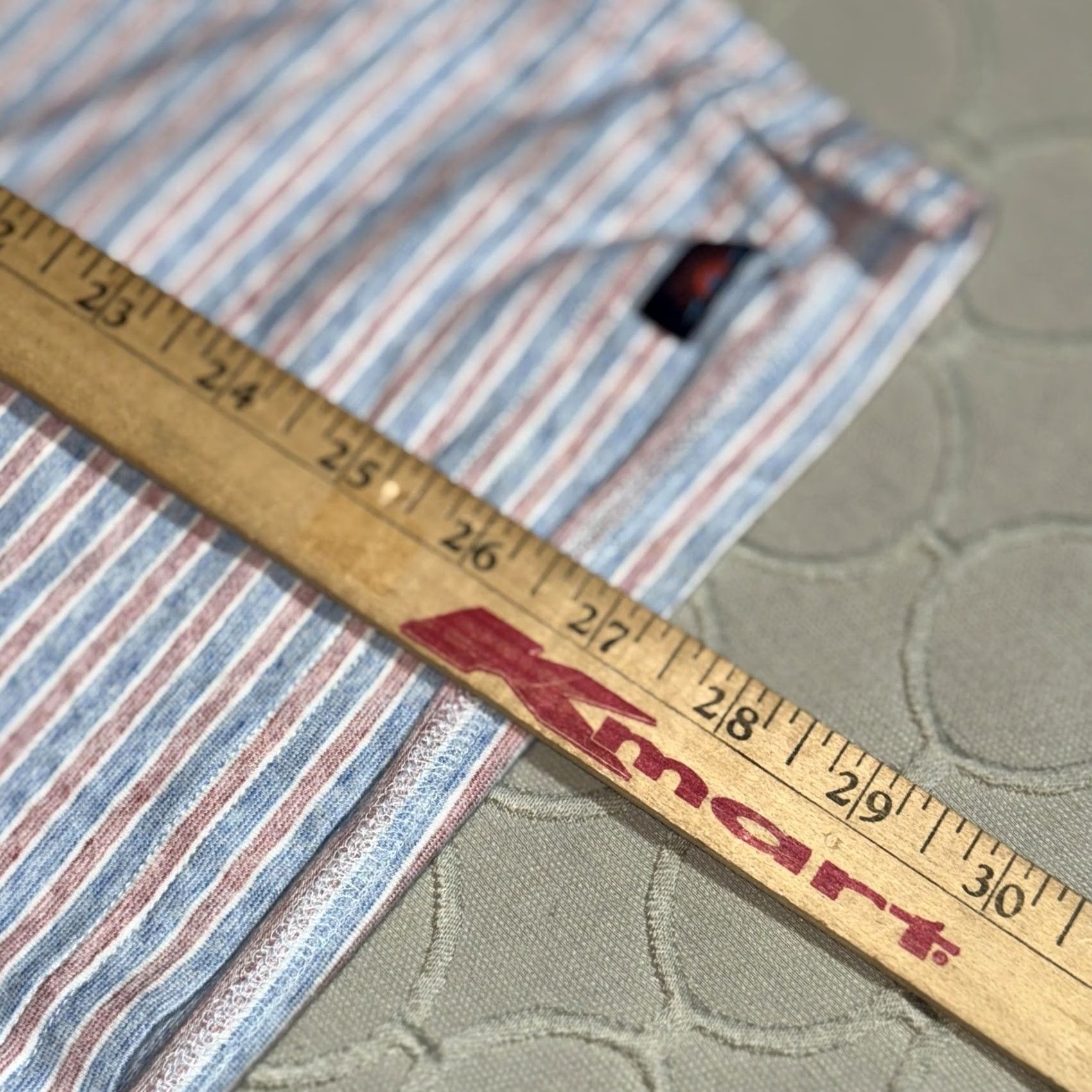 Faherty Faherty Polo Shirt Mens M Blue Red Striped Pima Cotton Modal Knit Stretch Shirt Polo Mens Size US M / EU 48-50 / 2 - 7 Thumbnail